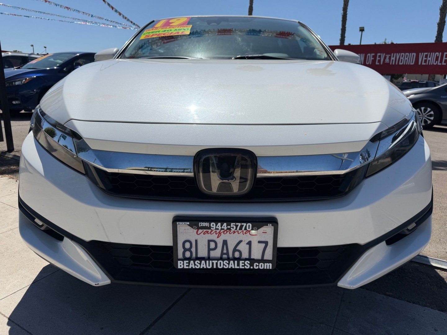 2019 Honda Clarity Touring Plug-In Hybrid (JHMZC5F38KC) with an 1.5L L4 DOHC 16V HYBRID engine, CVT transmission, located at 744 E Miner Ave, Stockton, CA, 95202, (209) 944-5770, 37.956863, -121.282082- Photo#2