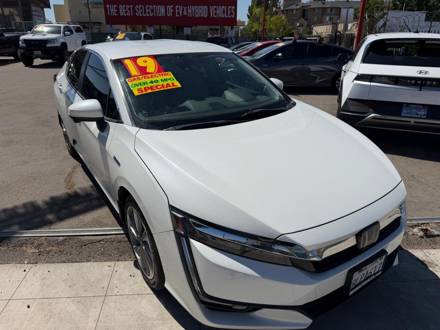 2019 Honda Clarity Touring Plug-In Hybrid (JHMZC5F38KC) with an 1.5L L4 DOHC 16V HYBRID engine, CVT transmission, located at 744 E Miner Ave, Stockton, CA, 95202, (209) 944-5770, 37.956863, -121.282082- Photo#1
