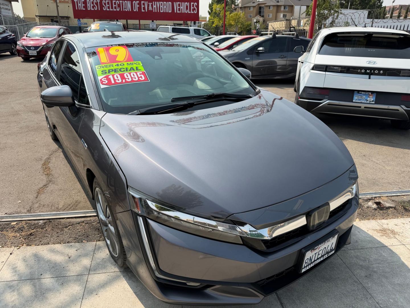 2019 Honda Clarity Plug-In Hybrid (JHMZC5F10KC) with an 1.5L L4 DOHC 16V HYBRID engine, CVT transmission, located at 744 E Miner Ave, Stockton, CA, 95202, (209) 944-5770, 37.956863, -121.282082- Photo#1