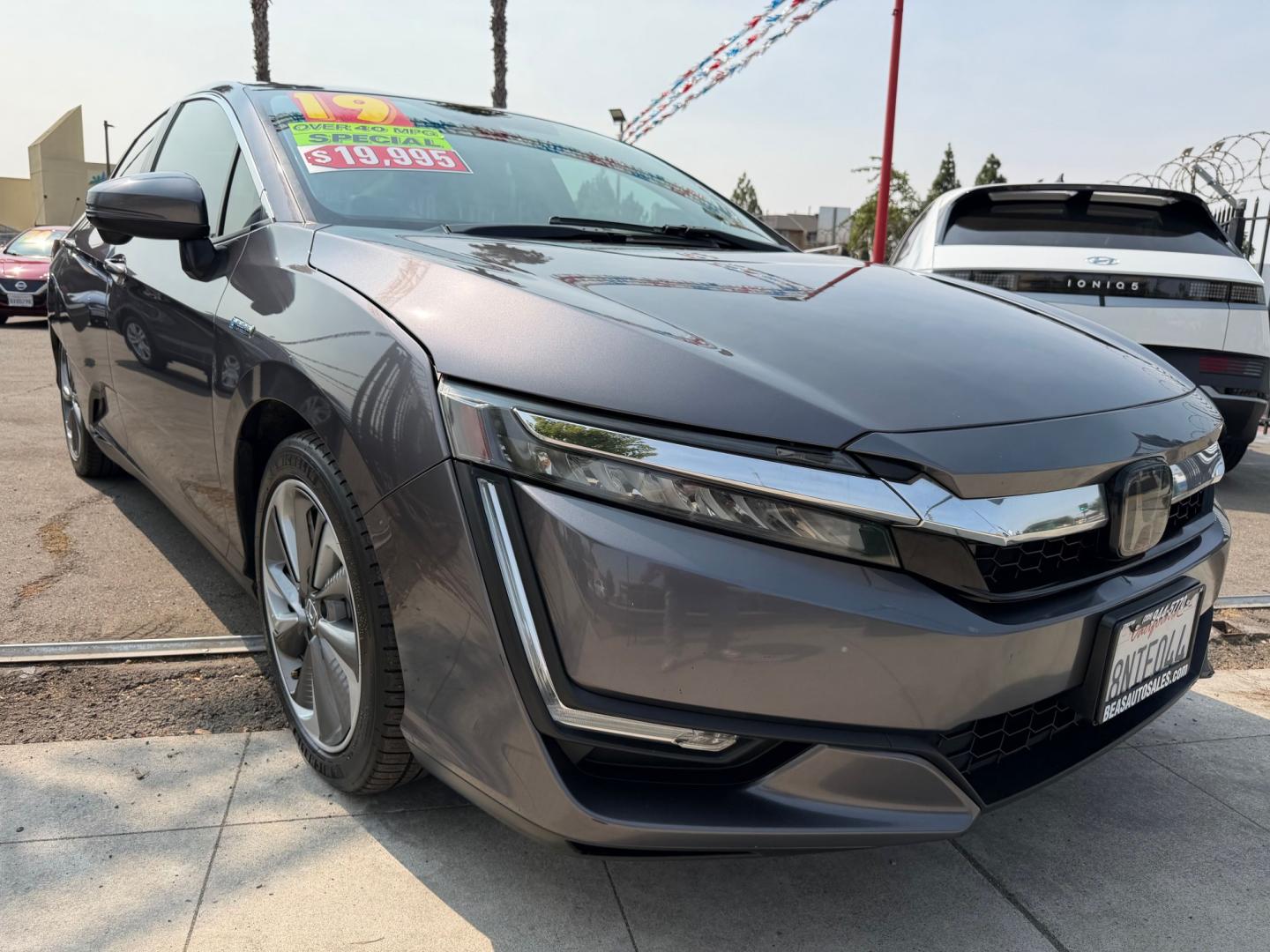 2019 Honda Clarity Plug-In Hybrid (JHMZC5F10KC) with an 1.5L L4 DOHC 16V HYBRID engine, CVT transmission, located at 744 E Miner Ave, Stockton, CA, 95202, (209) 944-5770, 37.956863, -121.282082- Photo#0