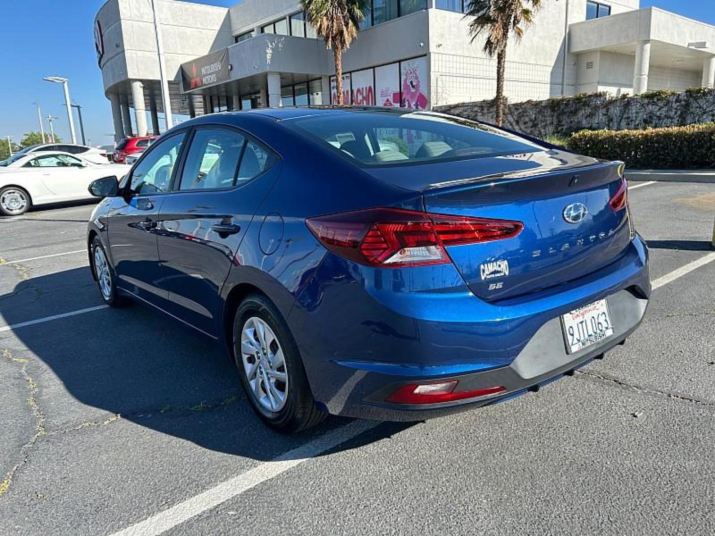 2019 BLUE Hyundai Elantra (5NPD74LF7KH) with an 4-Cyl 2.0 Liter engine, Automatic 6-Spd w/Shiftronic transmission, located at 412 Auto Vista Drive, Palmdale, 93551, (661) 945-0620, 34.592636, -118.136681- Photo#11