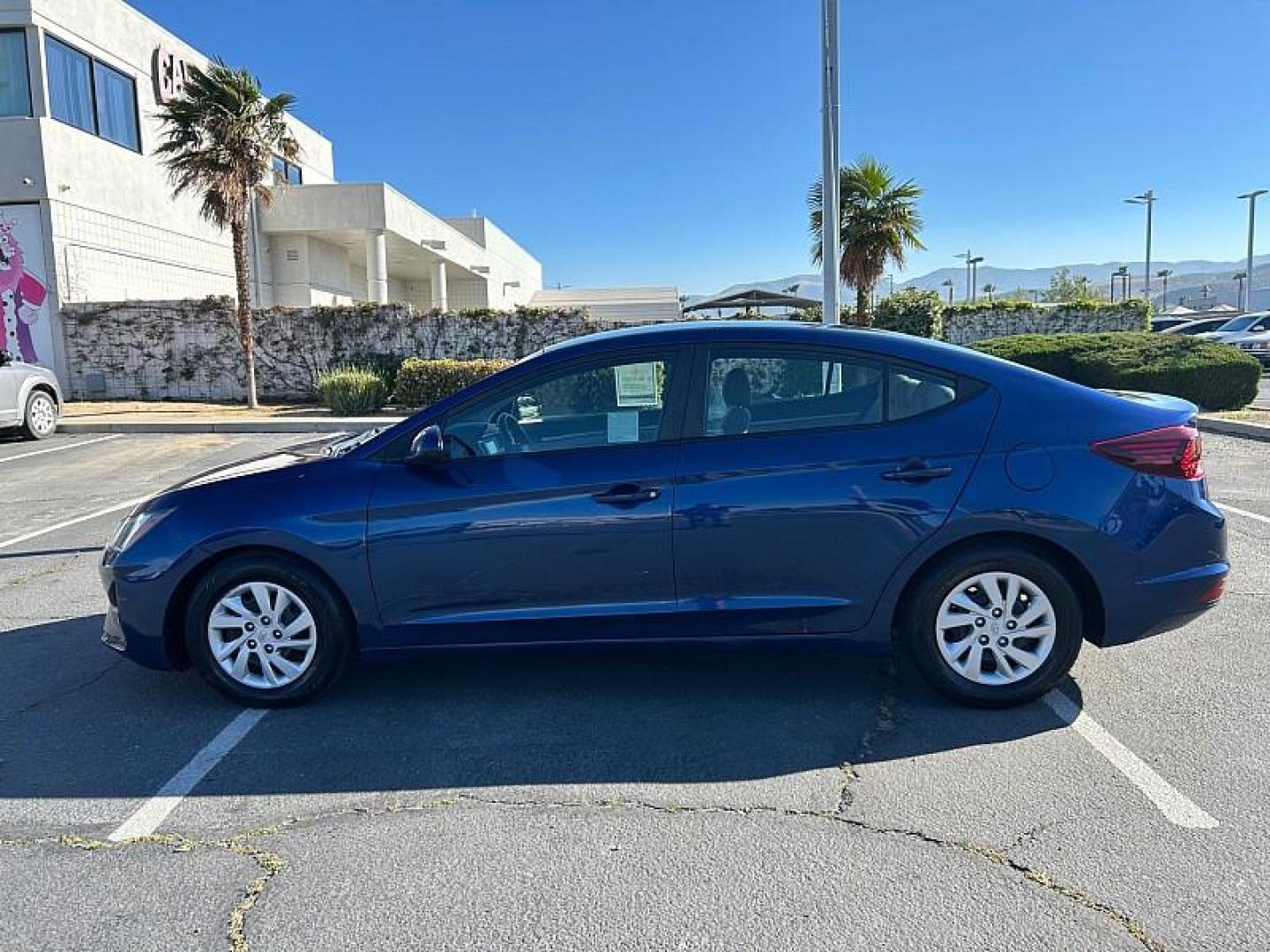 2019 BLUE Hyundai Elantra (5NPD74LF7KH) with an 4-Cyl 2.0 Liter engine, Automatic 6-Spd w/Shiftronic transmission, located at 412 Auto Vista Drive, Palmdale, 93551, (661) 945-0620, 34.592636, -118.136681- Photo#12
