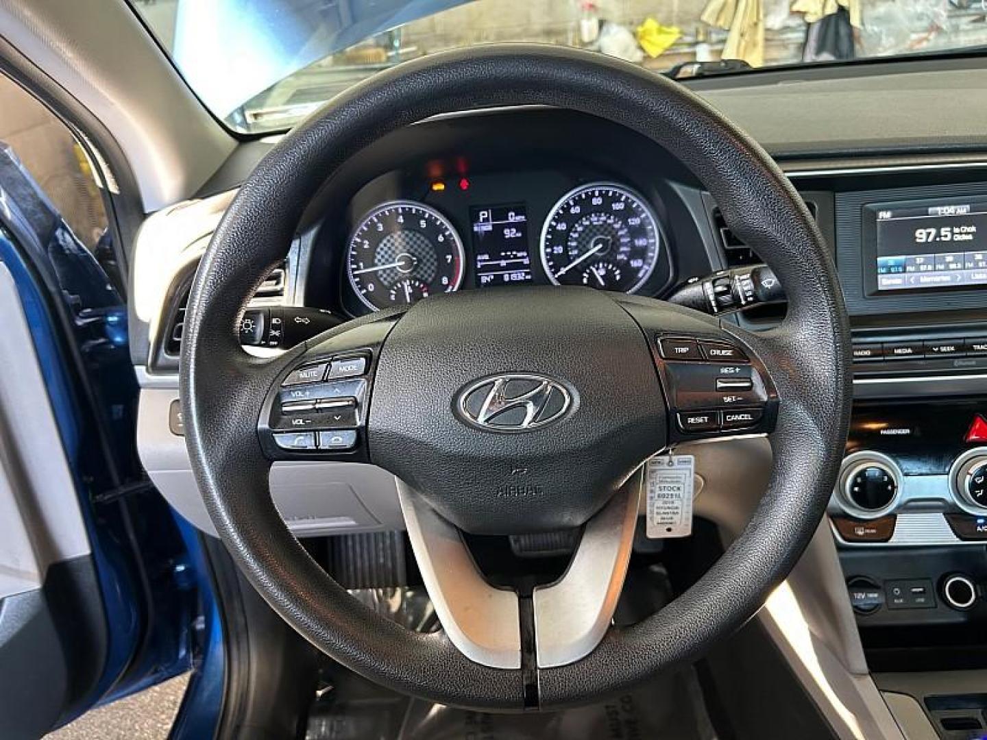 2019 BLUE Hyundai Elantra (5NPD74LF7KH) with an 4-Cyl 2.0 Liter engine, Automatic 6-Spd w/Shiftronic transmission, located at 412 Auto Vista Drive, Palmdale, 93551, (661) 945-0620, 34.592636, -118.136681- Photo#23
