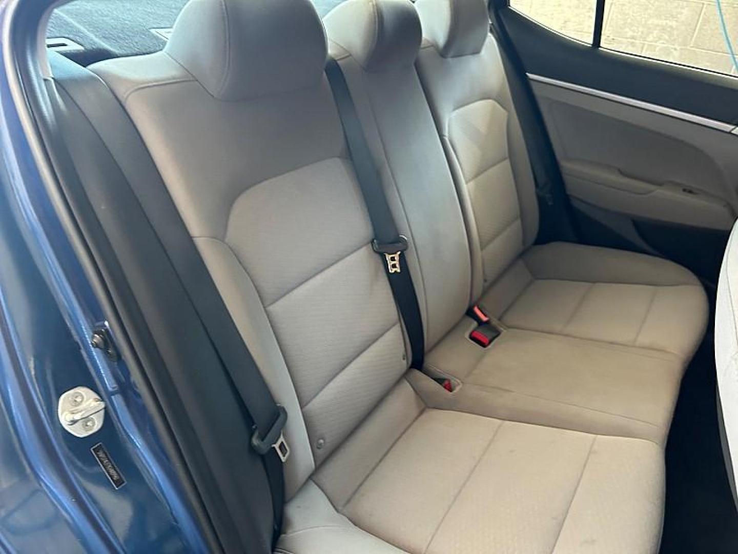 2019 BLUE Hyundai Elantra (5NPD74LF7KH) with an 4-Cyl 2.0 Liter engine, Automatic 6-Spd w/Shiftronic transmission, located at 412 Auto Vista Drive, Palmdale, 93551, (661) 945-0620, 34.592636, -118.136681- Photo#30
