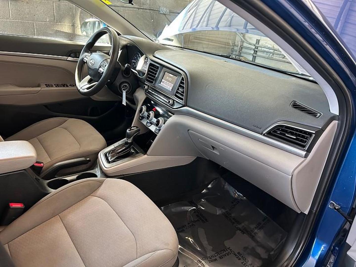 2019 BLUE Hyundai Elantra (5NPD74LF7KH) with an 4-Cyl 2.0 Liter engine, Automatic 6-Spd w/Shiftronic transmission, located at 412 Auto Vista Drive, Palmdale, 93551, (661) 945-0620, 34.592636, -118.136681- Photo#31