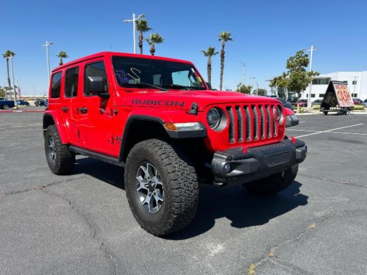 2019 RED Jeep Wrangler Unlimited (1C4HJXFG6KW) with an 6-Cyl 3.6 Liter engine, Automatic transmission, located at 412 Auto Vista Drive, Palmdale, 93551, (661) 945-0620, 34.592636, -118.136681 - Photo#0