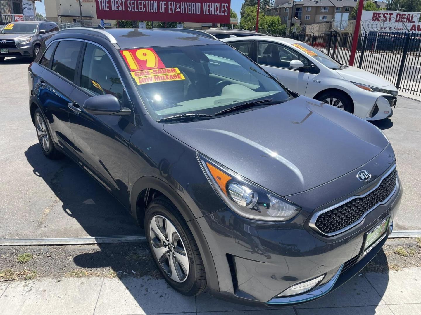 2019 Kia Niro Plug In Hybrid LX (KNDCM3LD5K5) , 6A transmission, located at 744 E Miner Ave, Stockton, CA, 95202, (209) 944-5770, 37.956863, -121.282082 - PLUS TAXES AND FEES NO CHARGER AVAILABLE - Photo#0