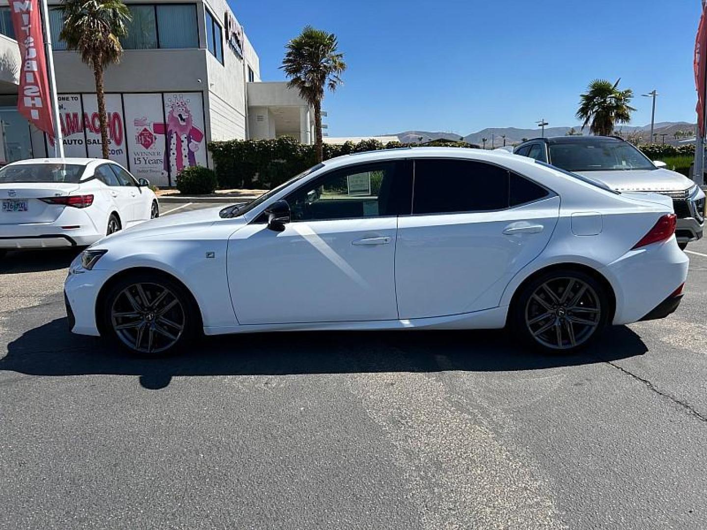 2019 WHITE Lexus IS (JTHBA1D28K5) with an 4-Cyl Turbo 2.0 Liter engine, Automatic 8-Spd Sport w/Direct Shift transmission, located at 412 Auto Vista Drive, Palmdale, 93551, (661) 945-0620, 34.592636, -118.136681 - Photo#3