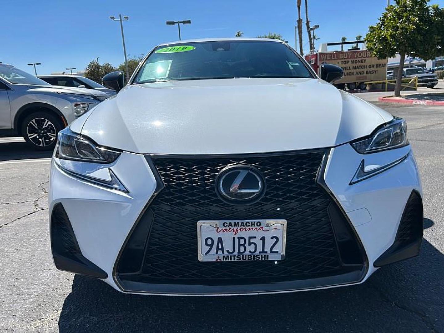 2019 WHITE Lexus IS (JTHBA1D28K5) with an 4-Cyl Turbo 2.0 Liter engine, Automatic 8-Spd Sport w/Direct Shift transmission, located at 412 Auto Vista Drive, Palmdale, 93551, (661) 945-0620, 34.592636, -118.136681 - Photo#1