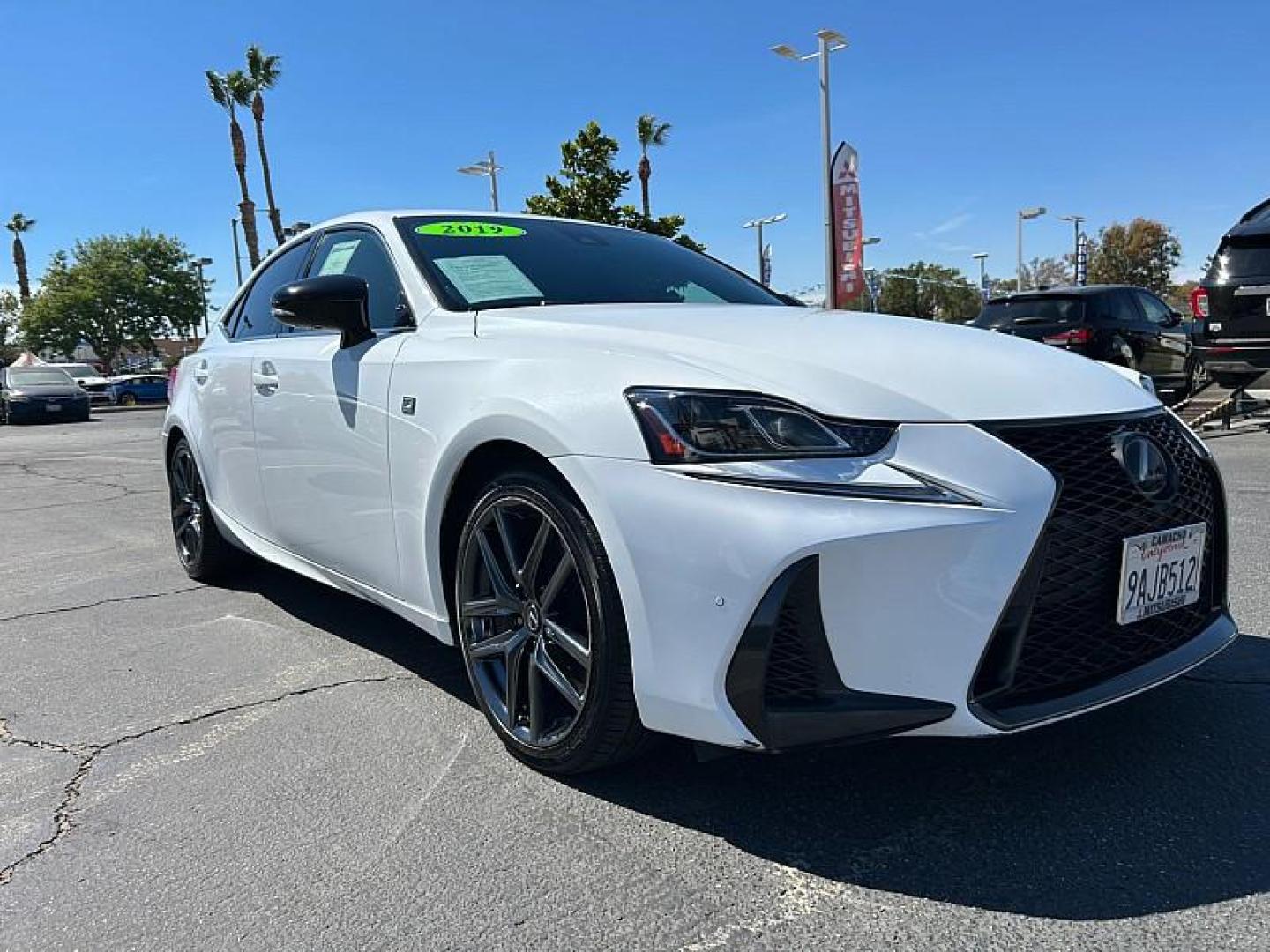 2019 WHITE Lexus IS (JTHBA1D28K5) with an 4-Cyl Turbo 2.0 Liter engine, Automatic 8-Spd Sport w/Direct Shift transmission, located at 412 Auto Vista Drive, Palmdale, 93551, (661) 945-0620, 34.592636, -118.136681 - Photo#0