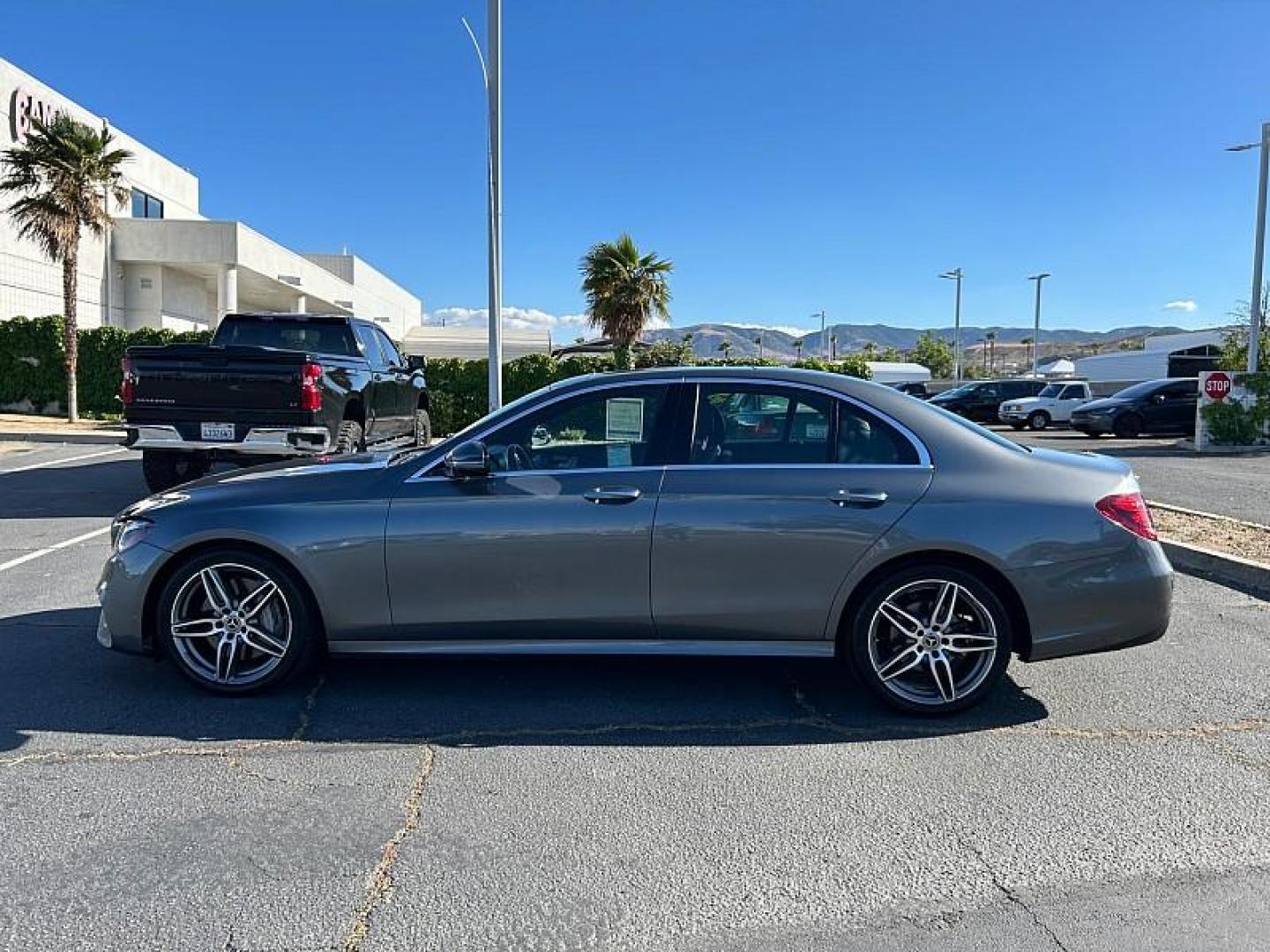 2019 GRAY Mercedes-Benz E-Class (WDDZF4KB0KA) with an 4-Cyl Turbo 2.0 Liter engine, Automatic 9-Spd 9G-Tronic transmission, located at 412 Auto Vista Drive, Palmdale, 93551, (661) 945-0620, 34.592636, -118.136681 - Photo#10