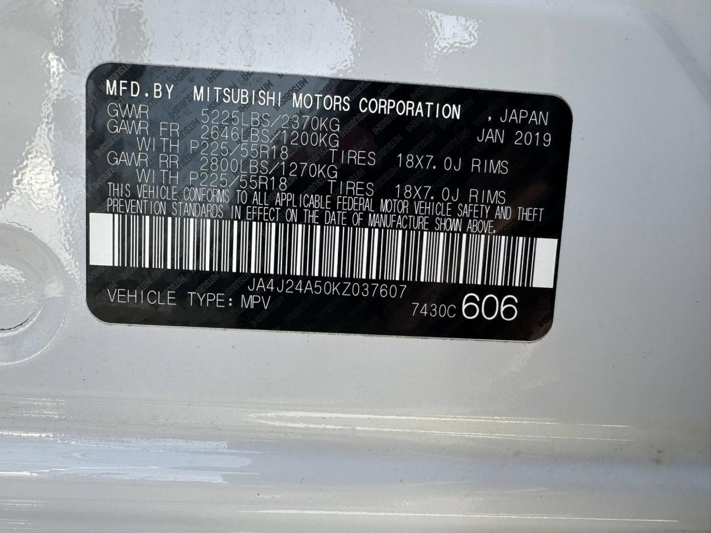 2019 Mitsubishi Outlander PHEV GT (JA4J24A50KZ) with an 2.0L L4 DOHC 16V HYBRID engine, 1A transmission, located at 744 E Miner Ave, Stockton, CA, 95202, (209) 944-5770, 37.956863, -121.282082 - Photo#13