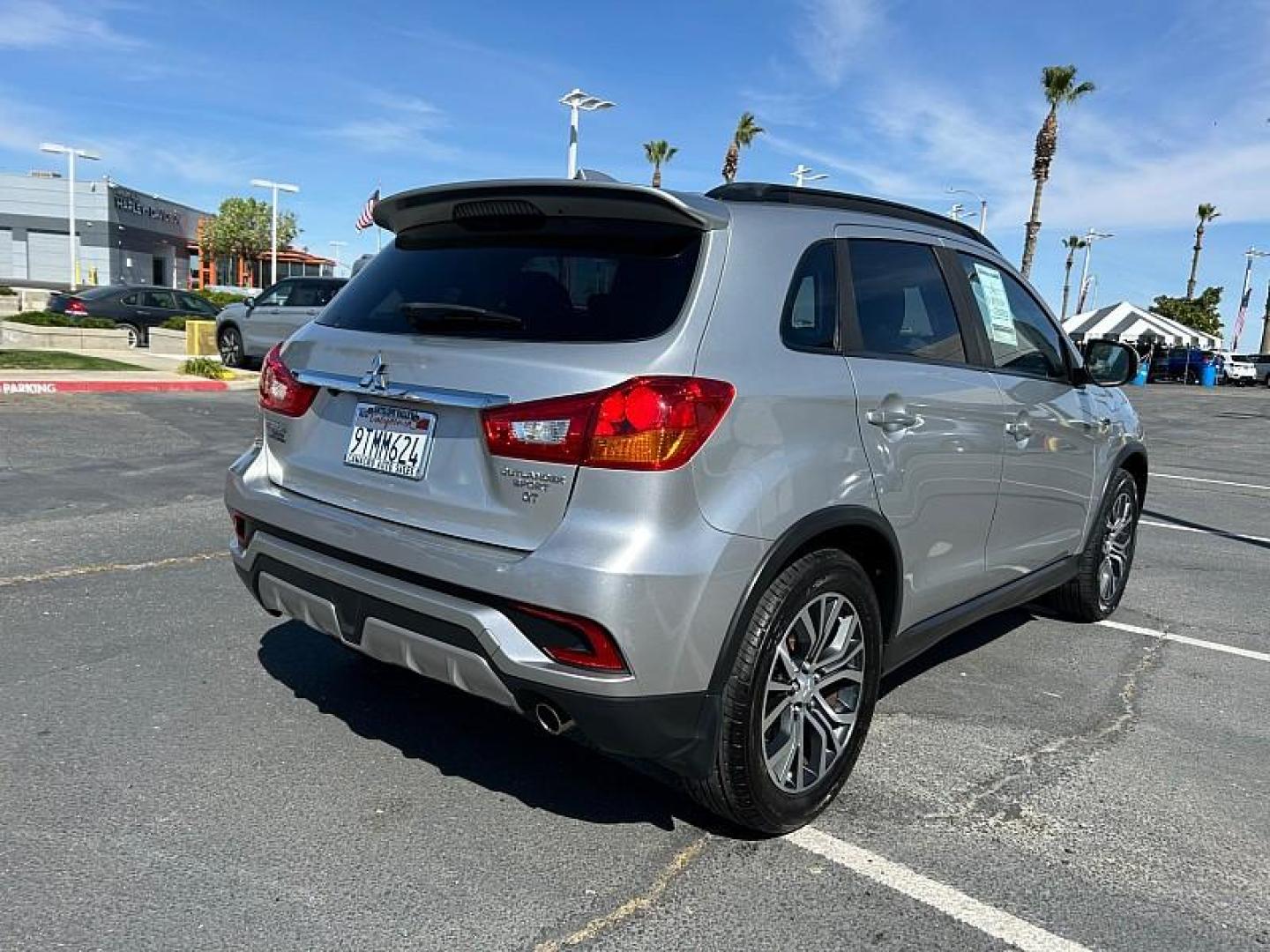 2019 SILVER Mitsubishi Outlander Sport (JA4AP4AW0KU) with an 4-Cyl 2.4 Liter engine, Automatic CVT w/Sportronic transmission, located at 412 Auto Vista Drive, Palmdale, 93551, (661) 945-0620, 34.592636, -118.136681 - Photo#2