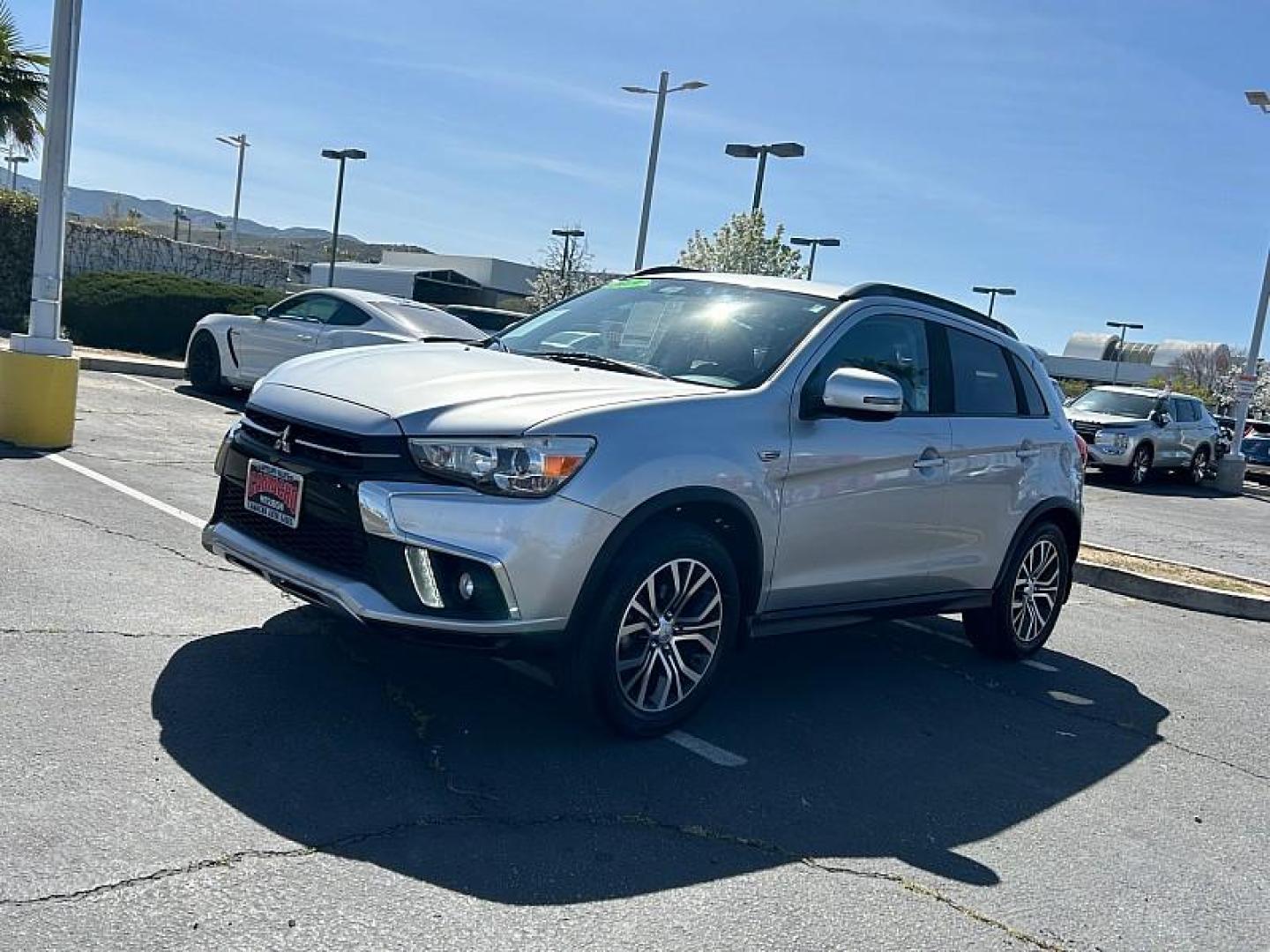2019 SILVER Mitsubishi Outlander Sport (JA4AP4AW0KU) with an 4-Cyl 2.4 Liter engine, Automatic CVT w/Sportronic transmission, located at 412 Auto Vista Drive, Palmdale, 93551, (661) 945-0620, 34.592636, -118.136681 - Photo#6