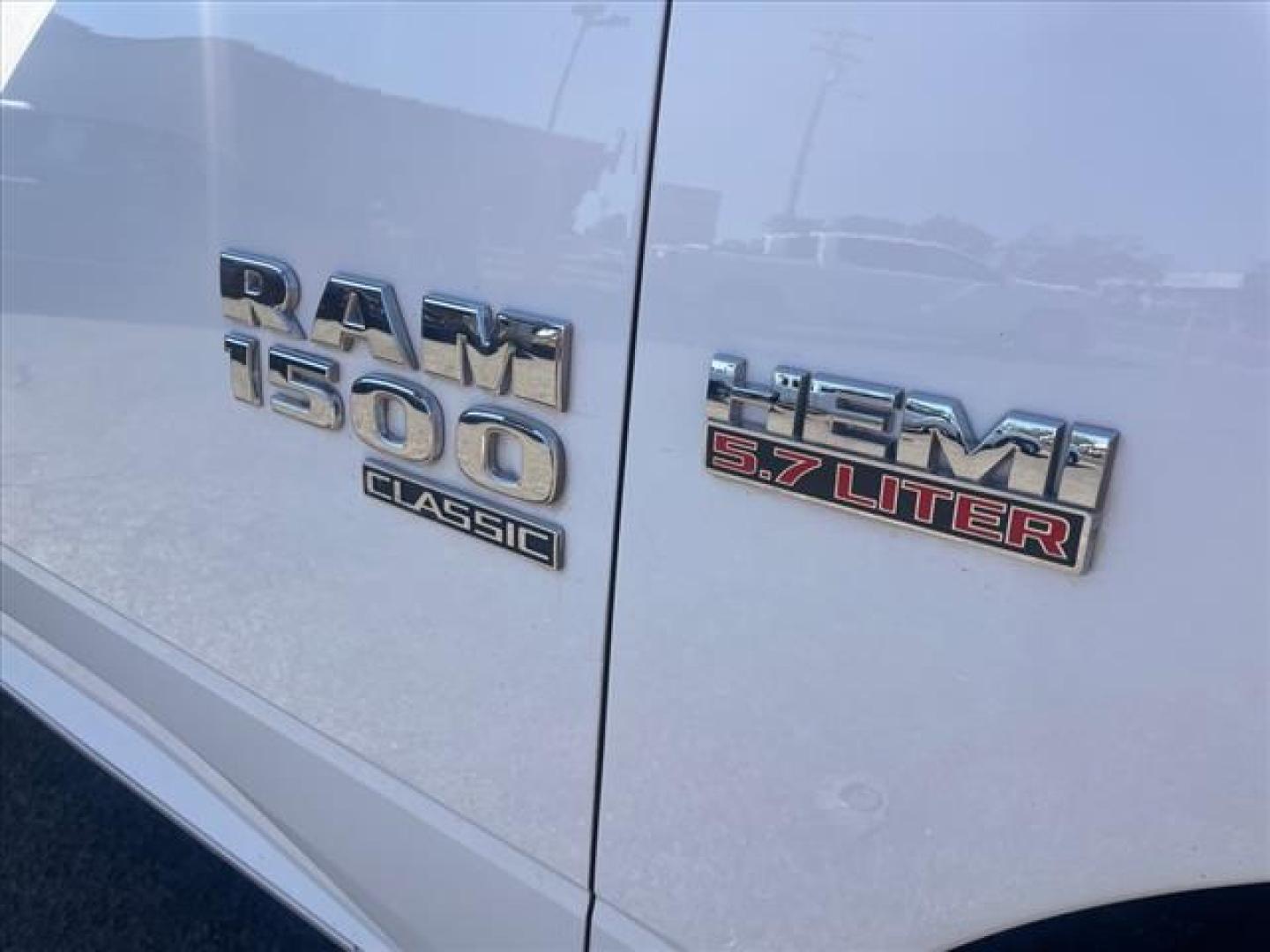 2019 Bright White Clear Coat RAM 1500 Classic Tradesman (1C6RR6FT1KS) with an 5.7L HEMI 5.7L V8 395hp 410ft. Sequential Multiport Fuel Injection engine, 8-Speed Shiftable Automatic transmission, located at 800 Riverside Ave, Roseville, CA, 95678, 916-773-4549 & Toll Free: 866-719-4393, 38.732265, -121.291039 - QUAD CAB TRADESMAN 5.7 HEMI V8 ONE OWNER CLEAN CARFAX - Photo#2