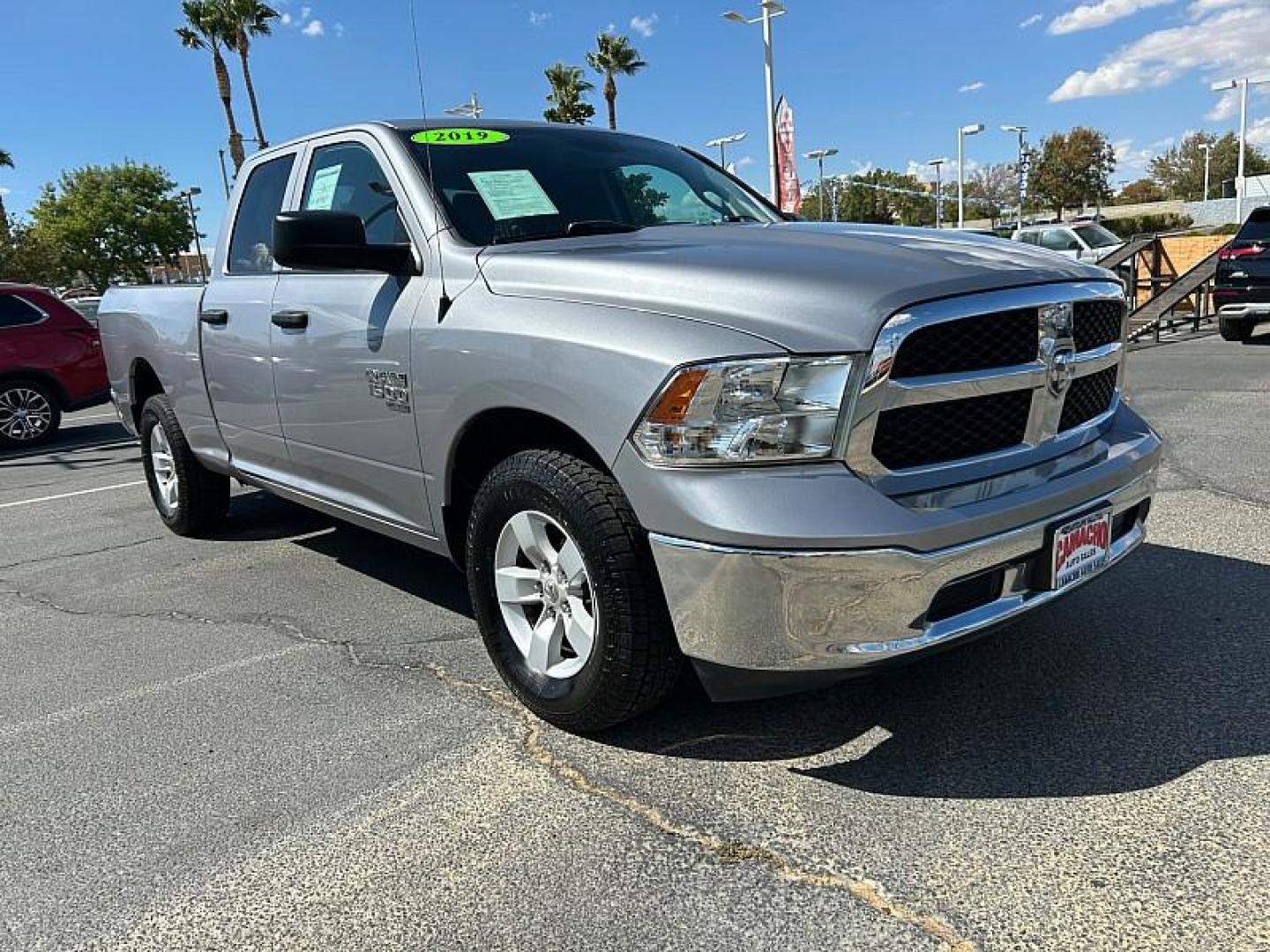 2019 SILVER Ram 1500 Classic 2WD (1C6RR6FG3KS) with an 6-Cyl 3.6 Liter engine, Automatic 8-Spd transmission, located at 412 Auto Vista Drive, Palmdale, 93551, (661) 945-0620, 34.592636, -118.136681 - Photo#1