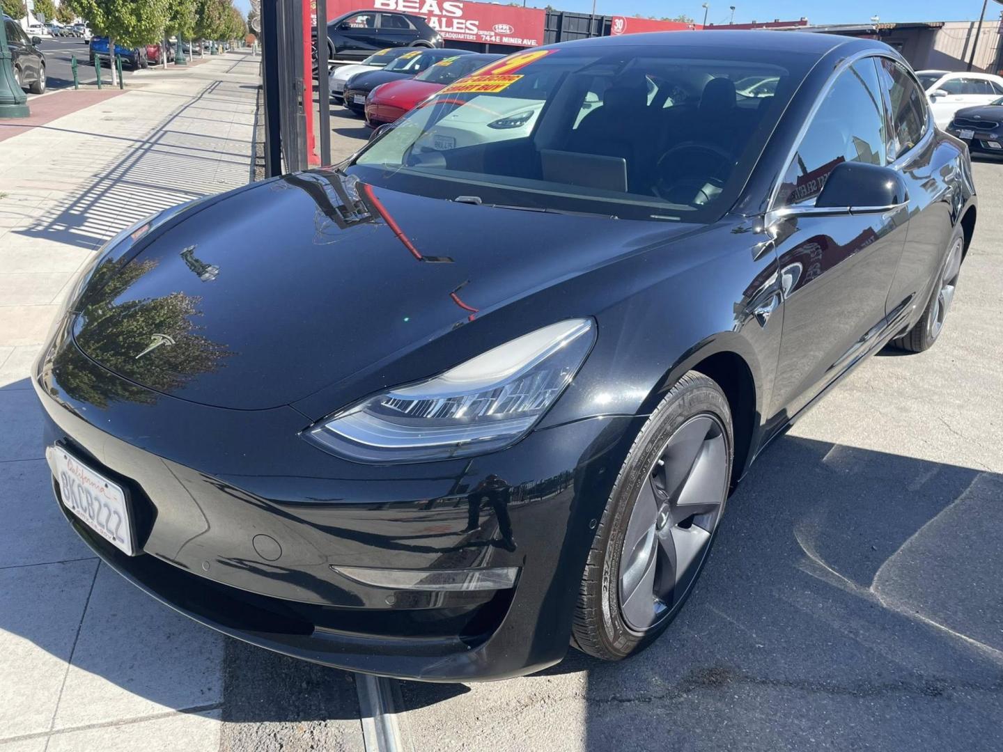 2019 Tesla Model 3 Base (5YJ3E1EA4KF) with an ELECTRIC engine, 1A transmission, located at 744 E Miner Ave, Stockton, CA, 95202, (209) 944-5770, 37.956863, -121.282082 - PLUS TAXES AND FEES NO CHARGER AVAILABLE - Photo#3