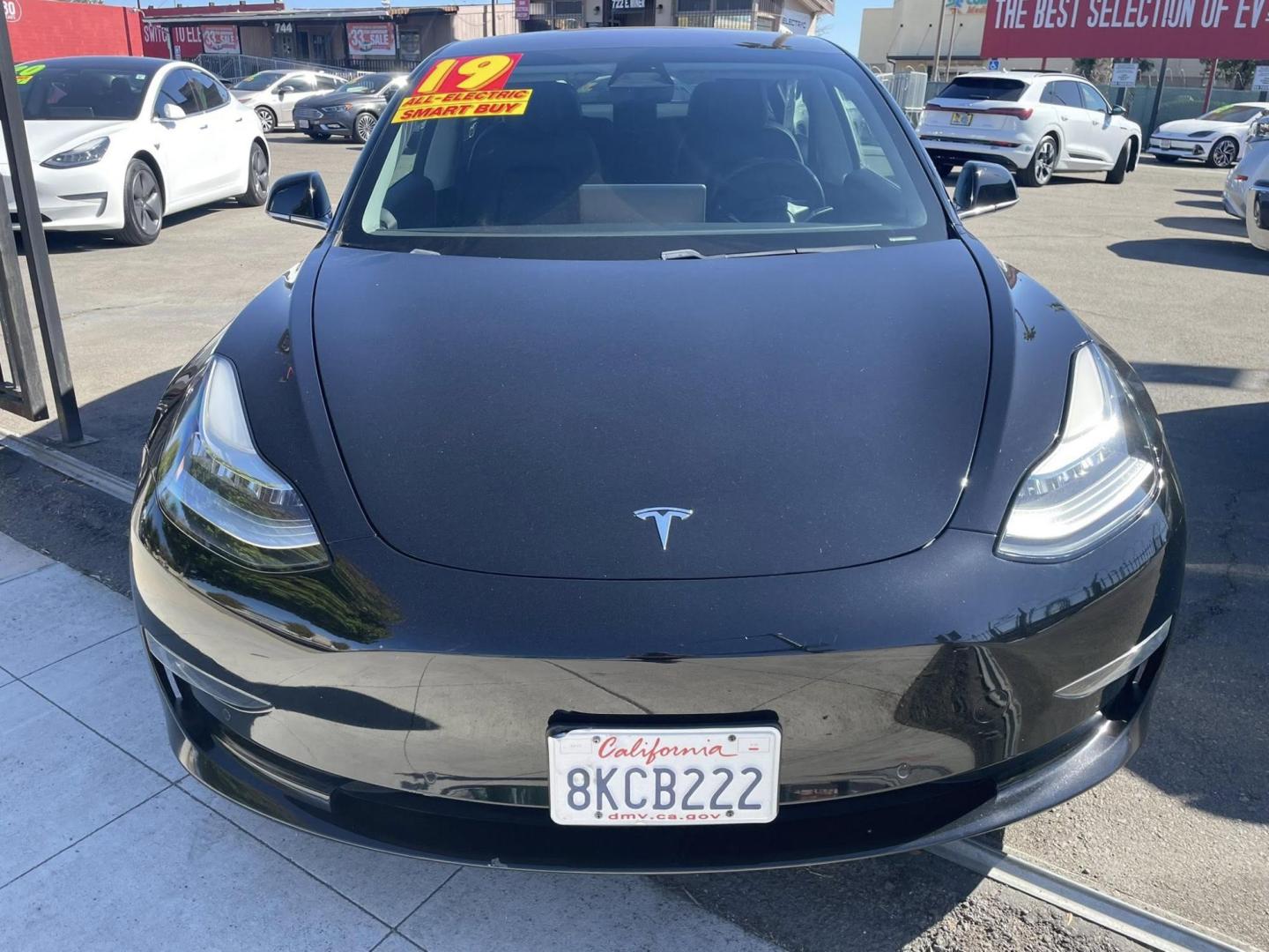 2019 Tesla Model 3 Base (5YJ3E1EA4KF) with an ELECTRIC engine, 1A transmission, located at 744 E Miner Ave, Stockton, CA, 95202, (209) 944-5770, 37.956863, -121.282082 - PLUS TAXES AND FEES NO CHARGER AVAILABLE - Photo#2