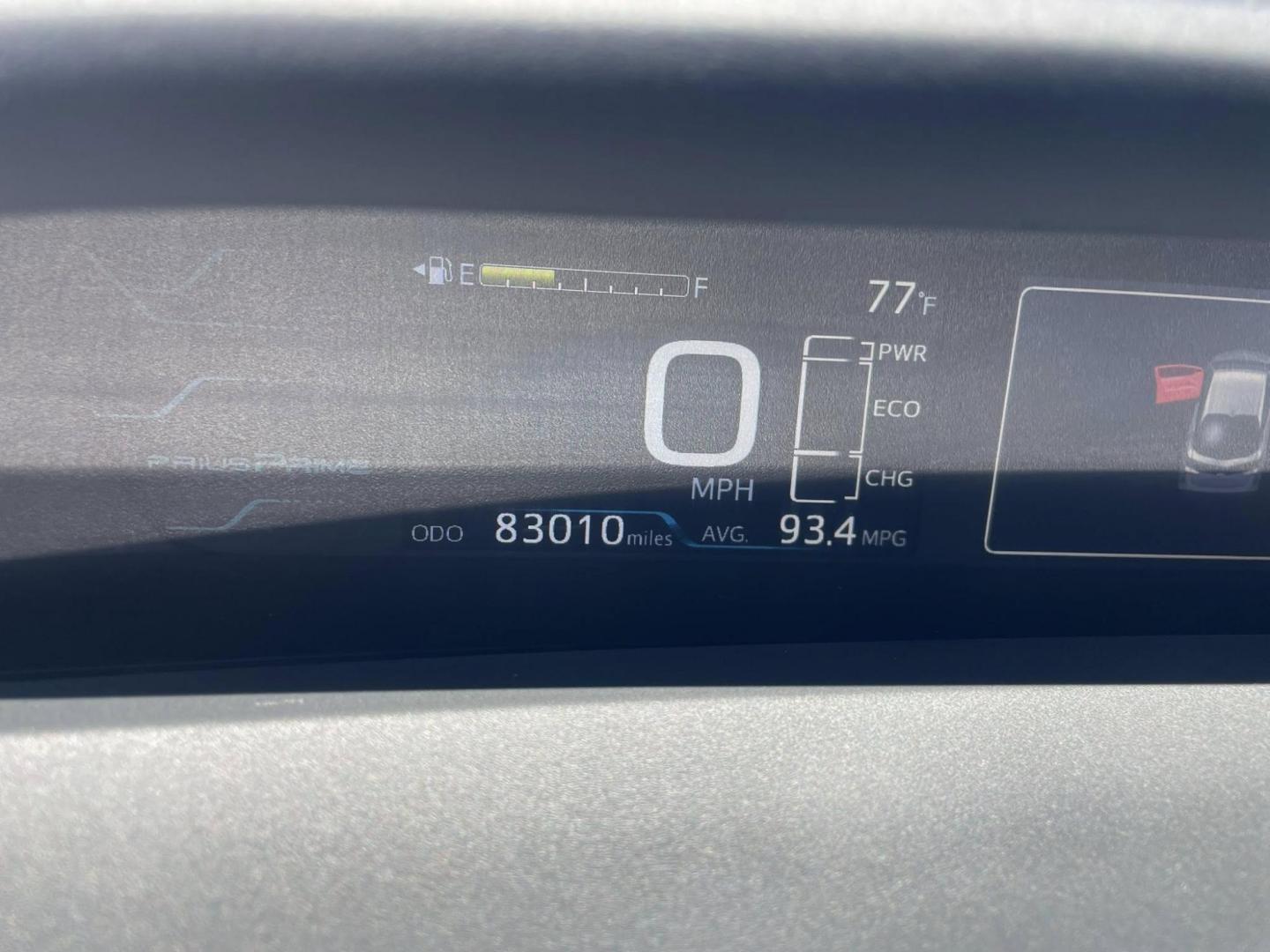 2019 Toyota Prius Prime Premium (JTDKARFP1K3) with an 1.8L L4 DOHC 16V HYBRID engine, CVT transmission, located at 744 E Miner Ave, Stockton, CA, 95202, (209) 944-5770, 37.956863, -121.282082 - PLUS TAXES AND FEES NO CHARGER AVAILABLE - Photo#14