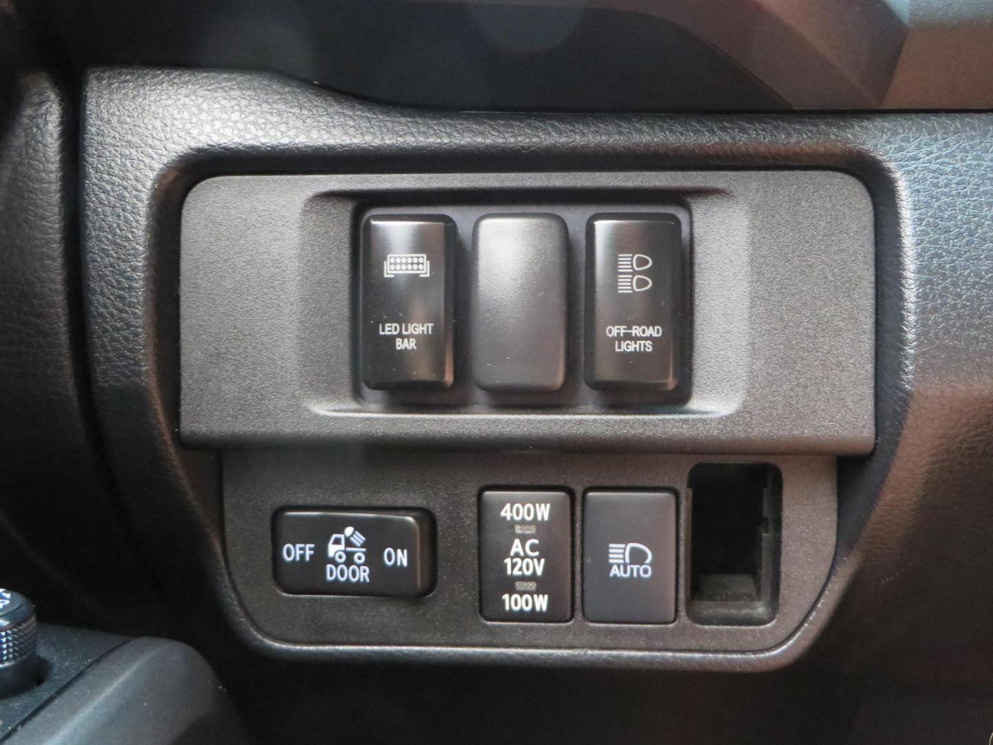 2019 grey /black Toyota Tacoma TRD Sport Double Cab (3TMCZ5AN2KM) with an 3.6L V6 DOHC 24V engine, 6A transmission, located at 2630 Grass Valley Highway, Auburn, CA, 95603, (530) 508-5100, 38.937893, -121.095482 - Must see Tacoma sitting on King 2.5 adjustable remote reservoir coilovers, King 2.5 adjustable remote reservoir rear shocks, Icon Upper control arms, BFG KO3 tires, 17" Method NV wheels, C4 front bumper, Baja Designs lights, LUXX series taillights, aluminum TRD skid plate, bedmat, bed extender, and - Photo#45