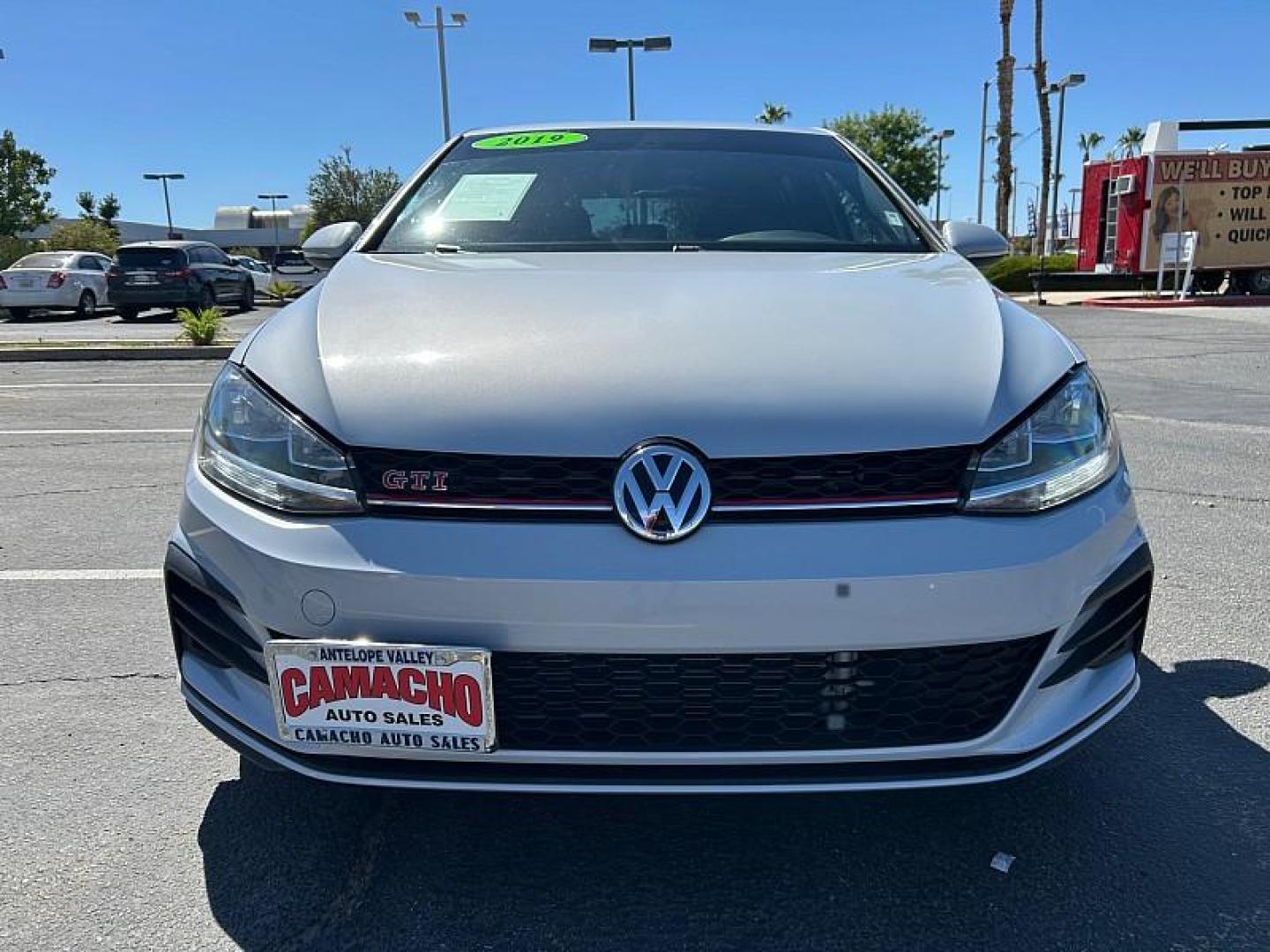 2019 WHITE Volkswagen GTI (3VW6T7AU0KM) with an 4-Cyl Turbo 2.0 Liter engine, Automatic 7-Spd DSG w/Tiptronic transmission, located at 412 Auto Vista Drive, Palmdale, 93551, (661) 945-0620, 34.592636, -118.136681 - Photo#1