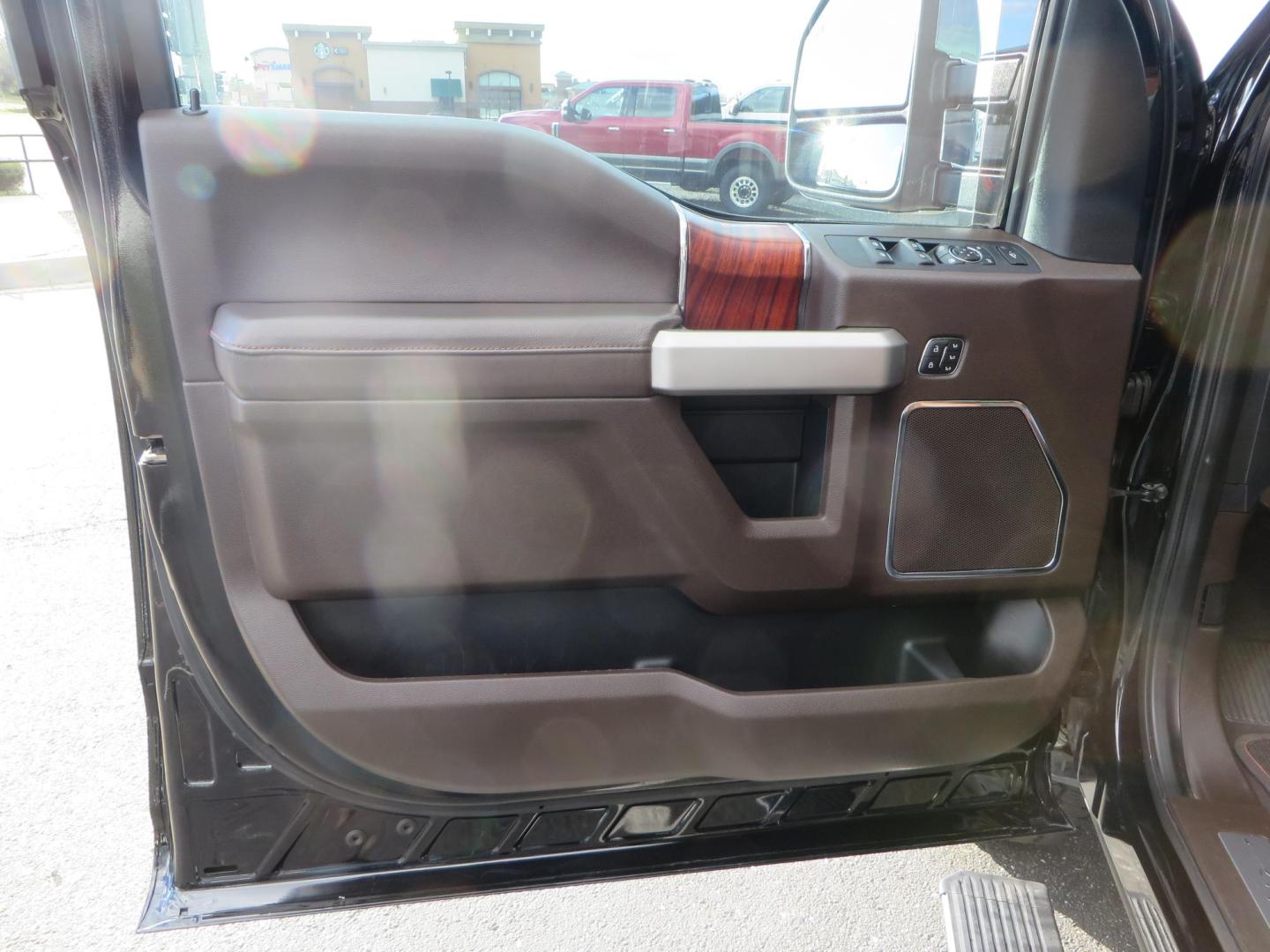 2020 BLACK /BROWN Ford F-350 SD King Ranch Crew Cab Long Bed 4WD (1FT8W3BT7LE) with an 6.7L V8 OHV 16V DIESEL engine, 6A transmission, located at 2630 Grass Valley Highway, Auburn, CA, 95603, (530) 508-5100, 38.937893, -121.095482 - Features a Decked Truck Bed storage system, Better Build toolbox, Bolt cable locks, Bug Defelector, and Weathertech side window deflectors.- Photo#21