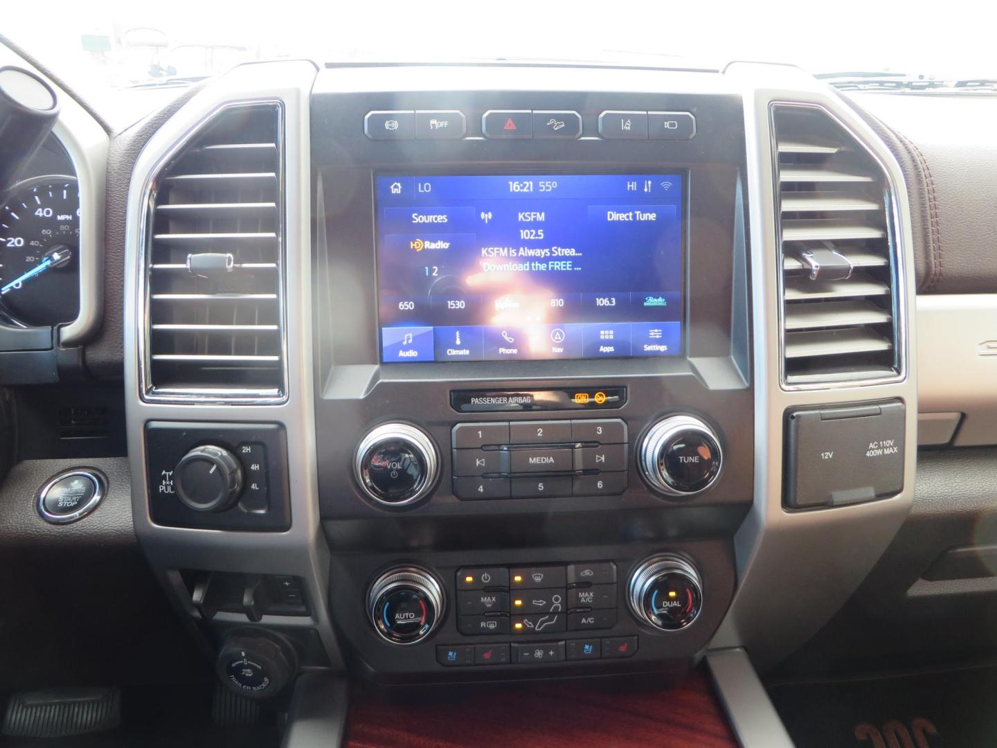 2020 BLACK /BROWN Ford F-350 SD King Ranch Crew Cab Long Bed 4WD (1FT8W3BT7LE) with an 6.7L V8 OHV 16V DIESEL engine, 6A transmission, located at 2630 Grass Valley Highway, Auburn, CA, 95603, (530) 508-5100, 38.937893, -121.095482 - Features a Decked Truck Bed storage system, Better Build toolbox, Bolt cable locks, Bug Defelector, and Weathertech side window deflectors.- Photo#29