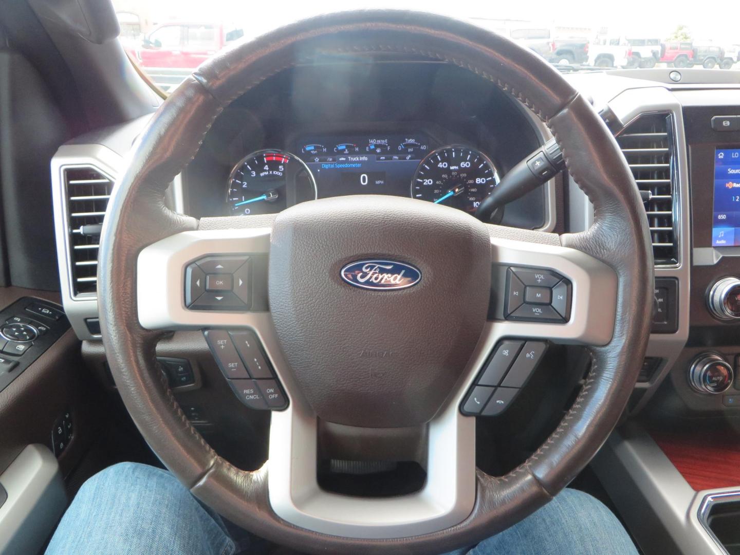 2020 BLACK /BROWN Ford F-350 SD King Ranch Crew Cab Long Bed 4WD (1FT8W3BT7LE) with an 6.7L V8 OHV 16V DIESEL engine, 6A transmission, located at 2630 Grass Valley Highway, Auburn, CA, 95603, (530) 508-5100, 38.937893, -121.095482 - Features a Decked Truck Bed storage system, Better Build toolbox, Bolt cable locks, Bug Defelector, and Weathertech side window deflectors.- Photo#41
