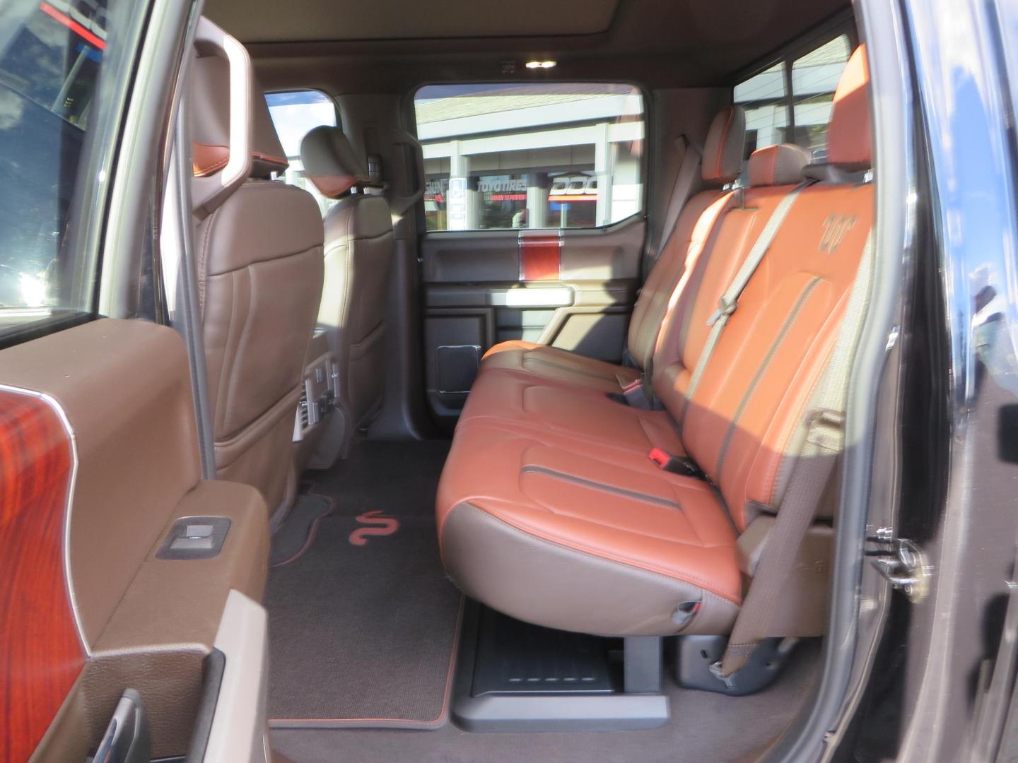 2020 BLACK /BROWN Ford F-350 SD King Ranch Crew Cab Long Bed 4WD (1FT8W3BT7LE) with an 6.7L V8 OHV 16V DIESEL engine, 6A transmission, located at 2630 Grass Valley Highway, Auburn, CA, 95603, (530) 508-5100, 38.937893, -121.095482 - Features a Decked Truck Bed storage system, Better Build toolbox, Bolt cable locks, Bug Defelector, and Weathertech side window deflectors.- Photo#51