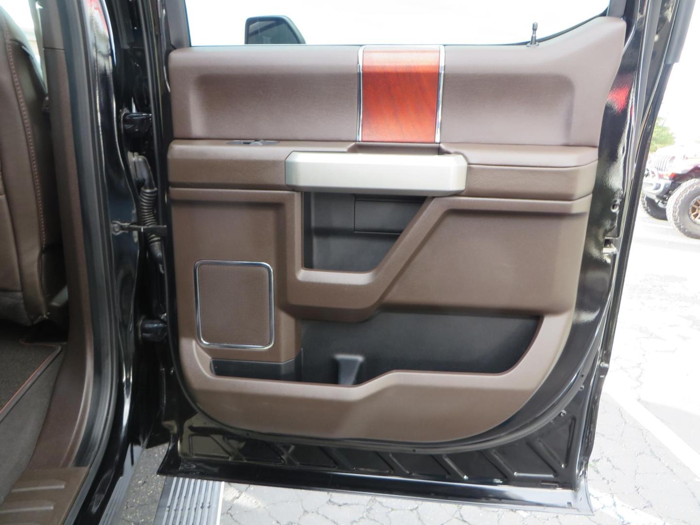 2020 BLACK /BROWN Ford F-350 SD King Ranch Crew Cab Long Bed 4WD (1FT8W3BT7LE) with an 6.7L V8 OHV 16V DIESEL engine, 6A transmission, located at 2630 Grass Valley Highway, Auburn, CA, 95603, (530) 508-5100, 38.937893, -121.095482 - Features a Decked Truck Bed storage system, Better Build toolbox, Bolt cable locks, Bug Defelector, and Weathertech side window deflectors.- Photo#64