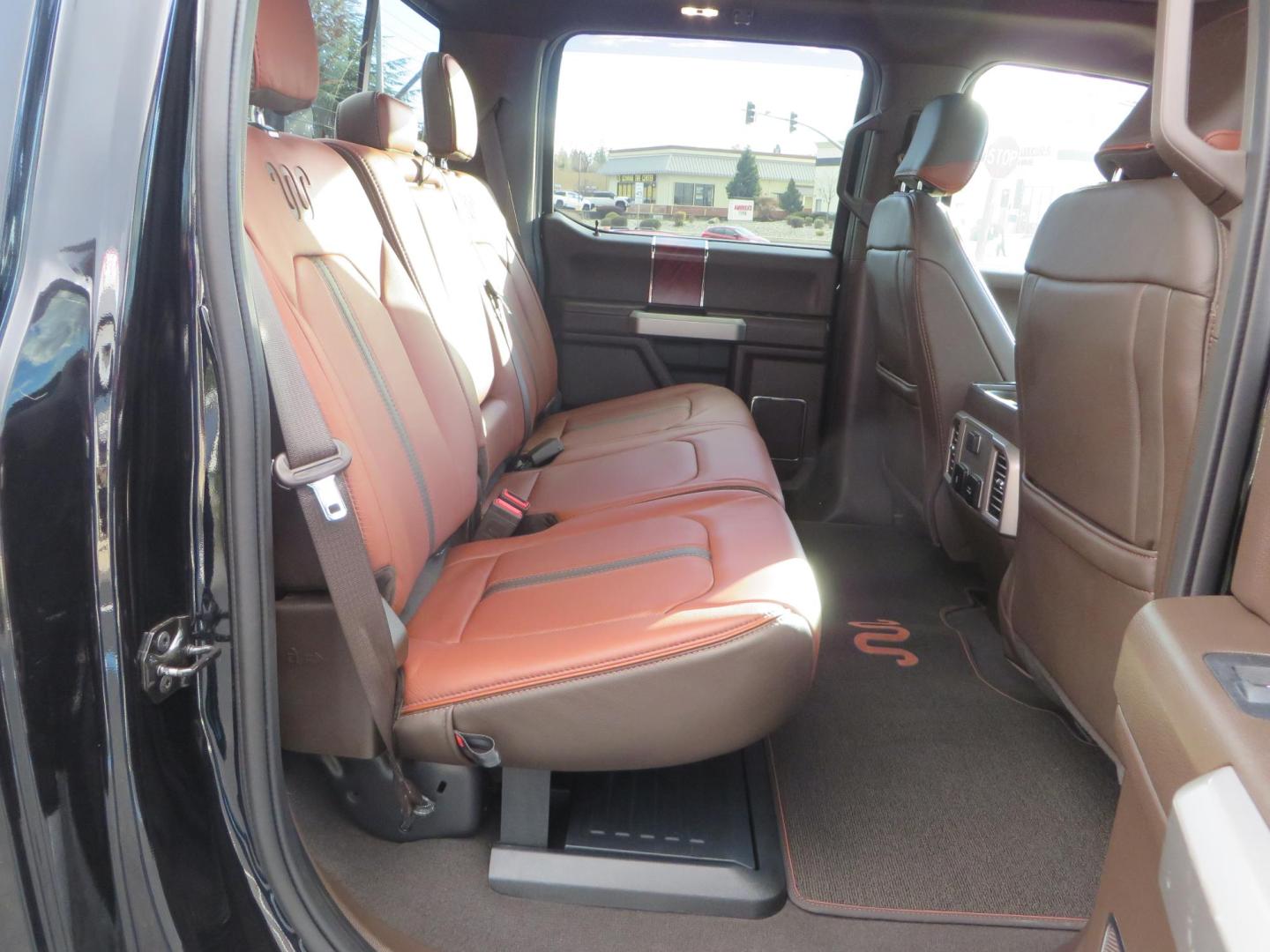 2020 BLACK /BROWN Ford F-350 SD King Ranch Crew Cab Long Bed 4WD (1FT8W3BT7LE) with an 6.7L V8 OHV 16V DIESEL engine, 6A transmission, located at 2630 Grass Valley Highway, Auburn, CA, 95603, (530) 508-5100, 38.937893, -121.095482 - Features a Decked Truck Bed storage system, Better Build toolbox, Bolt cable locks, Bug Defelector, and Weathertech side window deflectors.- Photo#65