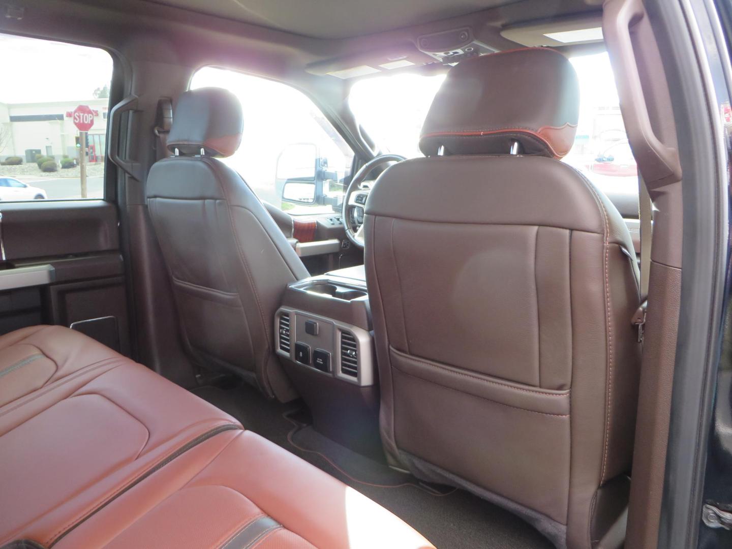 2020 BLACK /BROWN Ford F-350 SD King Ranch Crew Cab Long Bed 4WD (1FT8W3BT7LE) with an 6.7L V8 OHV 16V DIESEL engine, 6A transmission, located at 2630 Grass Valley Highway, Auburn, CA, 95603, (530) 508-5100, 38.937893, -121.095482 - Features a Decked Truck Bed storage system, Better Build toolbox, Bolt cable locks, Bug Defelector, and Weathertech side window deflectors.- Photo#68