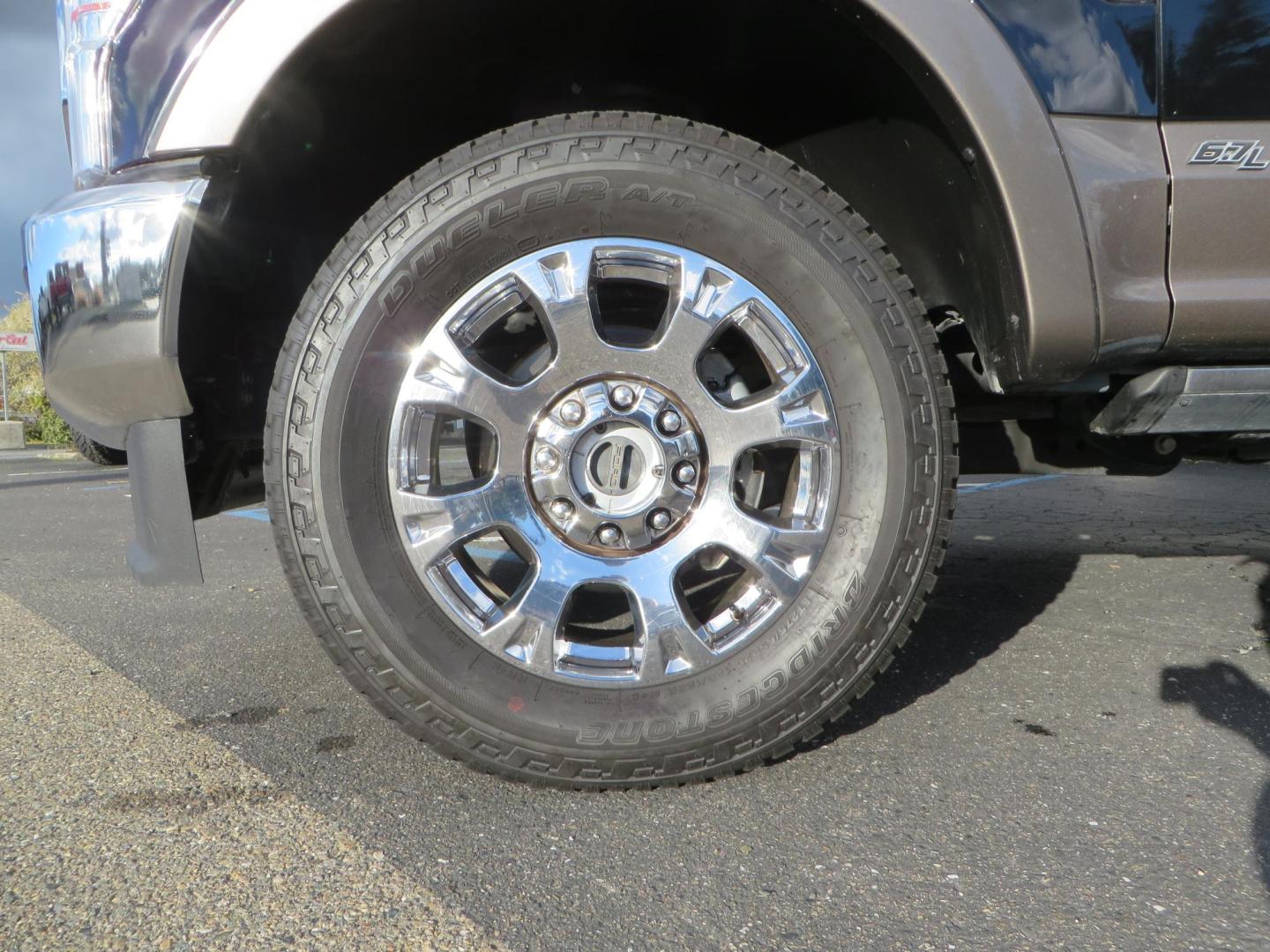 2020 BLACK /BROWN Ford F-350 SD King Ranch Crew Cab Long Bed 4WD (1FT8W3BT7LE) with an 6.7L V8 OHV 16V DIESEL engine, 6A transmission, located at 2630 Grass Valley Highway, Auburn, CA, 95603, (530) 508-5100, 38.937893, -121.095482 - Features a Decked Truck Bed storage system, Better Build toolbox, Bolt cable locks, Bug Defelector, and Weathertech side window deflectors.- Photo#9