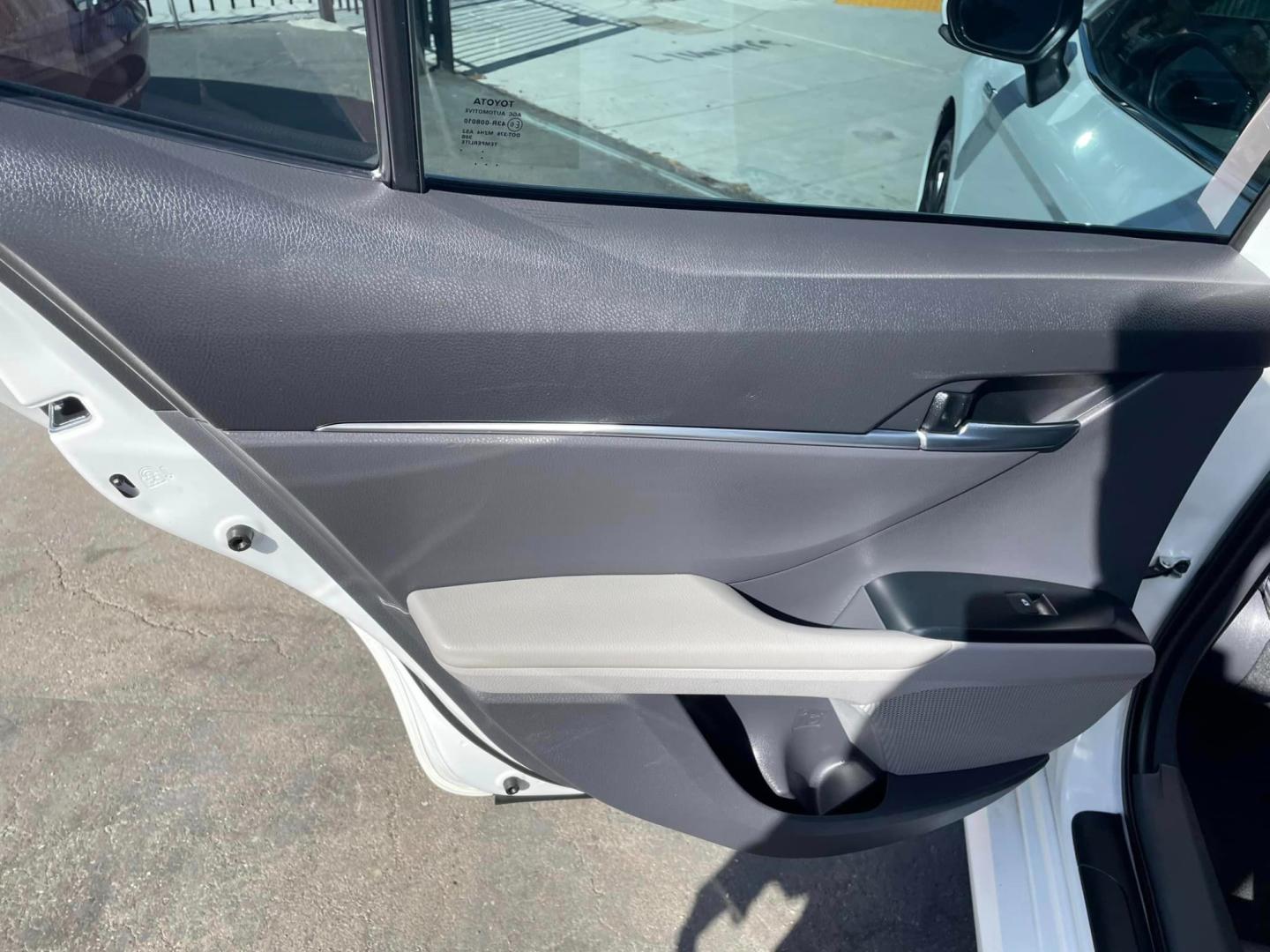 2020 WHITE /BLACK Toyota Camry Hybrid LE (4T1C31AK9LU) with an 2.5L L4 DOHC 16V HYBRID engine, CVT transmission, located at 744 E Miner Ave, Stockton, CA, 95202, (209) 944-5770, 37.956863, -121.282082 - PLUS TAXES AND FEES - Photo#10
