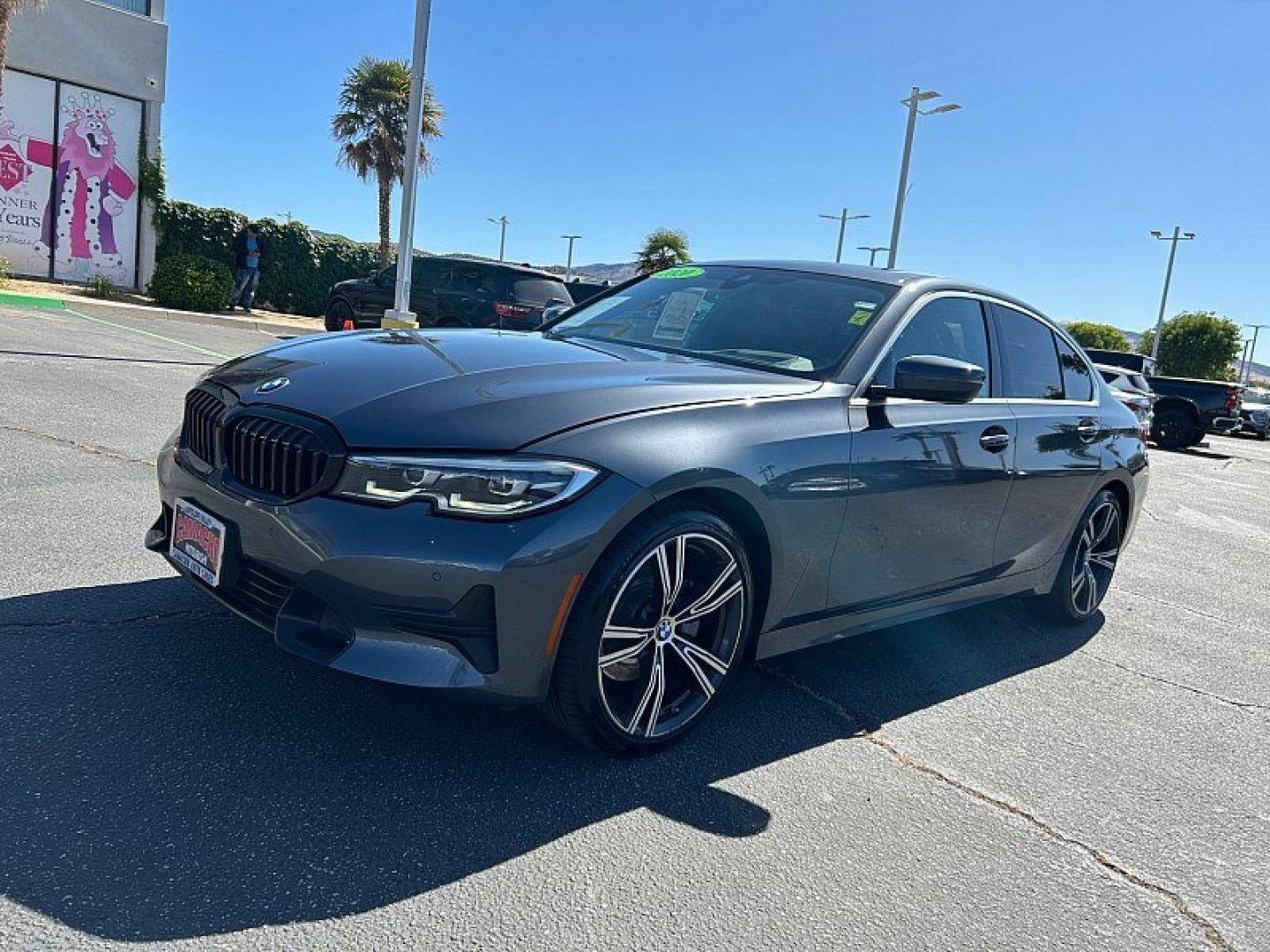 2020 GRAY BMW 3 Series (WBA5R1C04LF) with an 4-Cyl Turbo 2.0 Liter engine, Automatic 8-Spd Sport w/Sport transmission, located at 412 Auto Vista Drive, Palmdale, 93551, (661) 945-0620, 34.592636, -118.136681 - Photo#2
