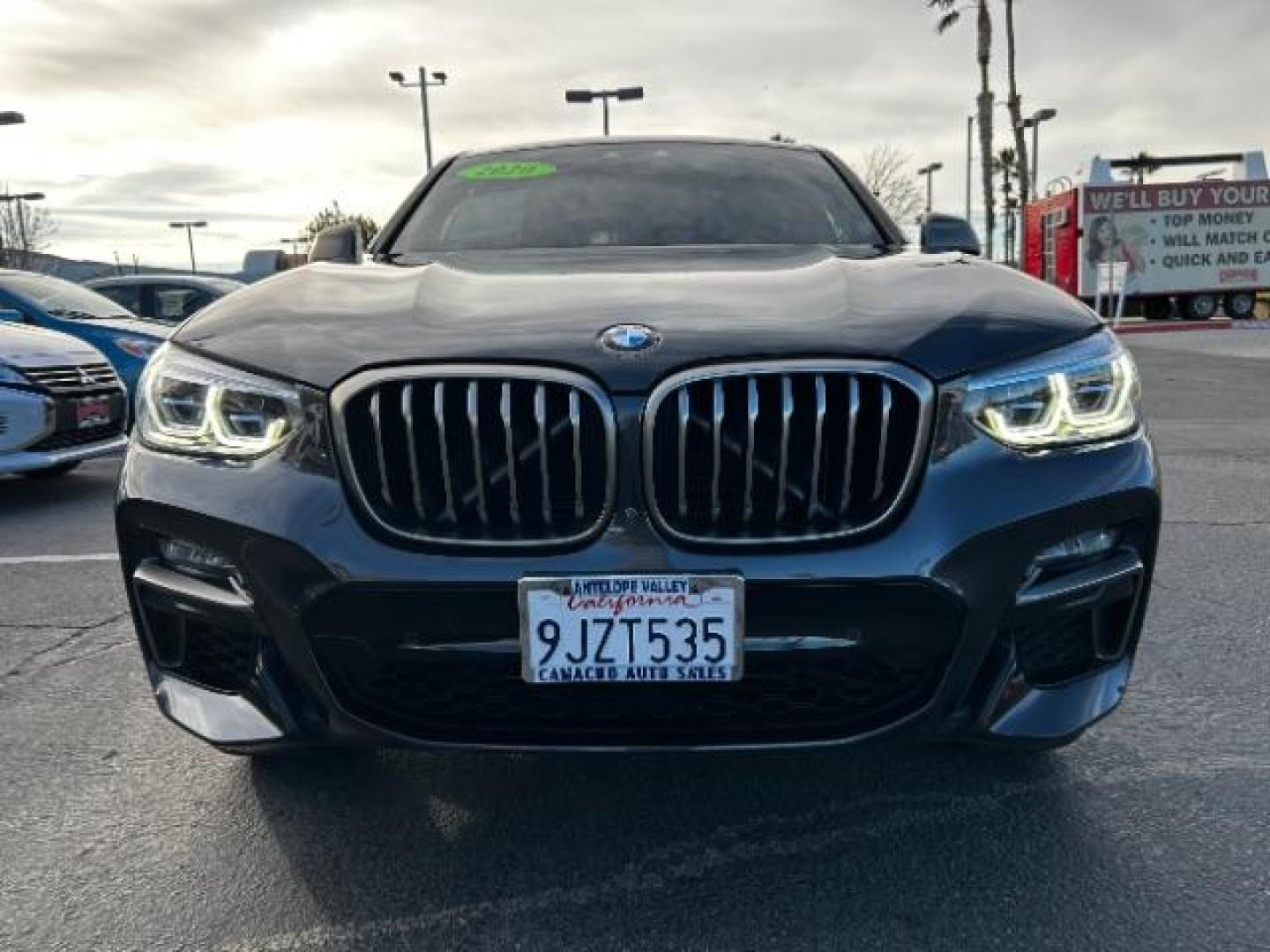 2020 GRAY BMW X4 (5UX2V5C07L9) with an 6-Cyl Twin Turbo 3.0 Liter engine, Automatic 8-Spd w/Sport and Manual Modes transmission, located at 412 Auto Vista Drive, Palmdale, 93551, (661) 945-0620, 34.592636, -118.136681 - Photo#4