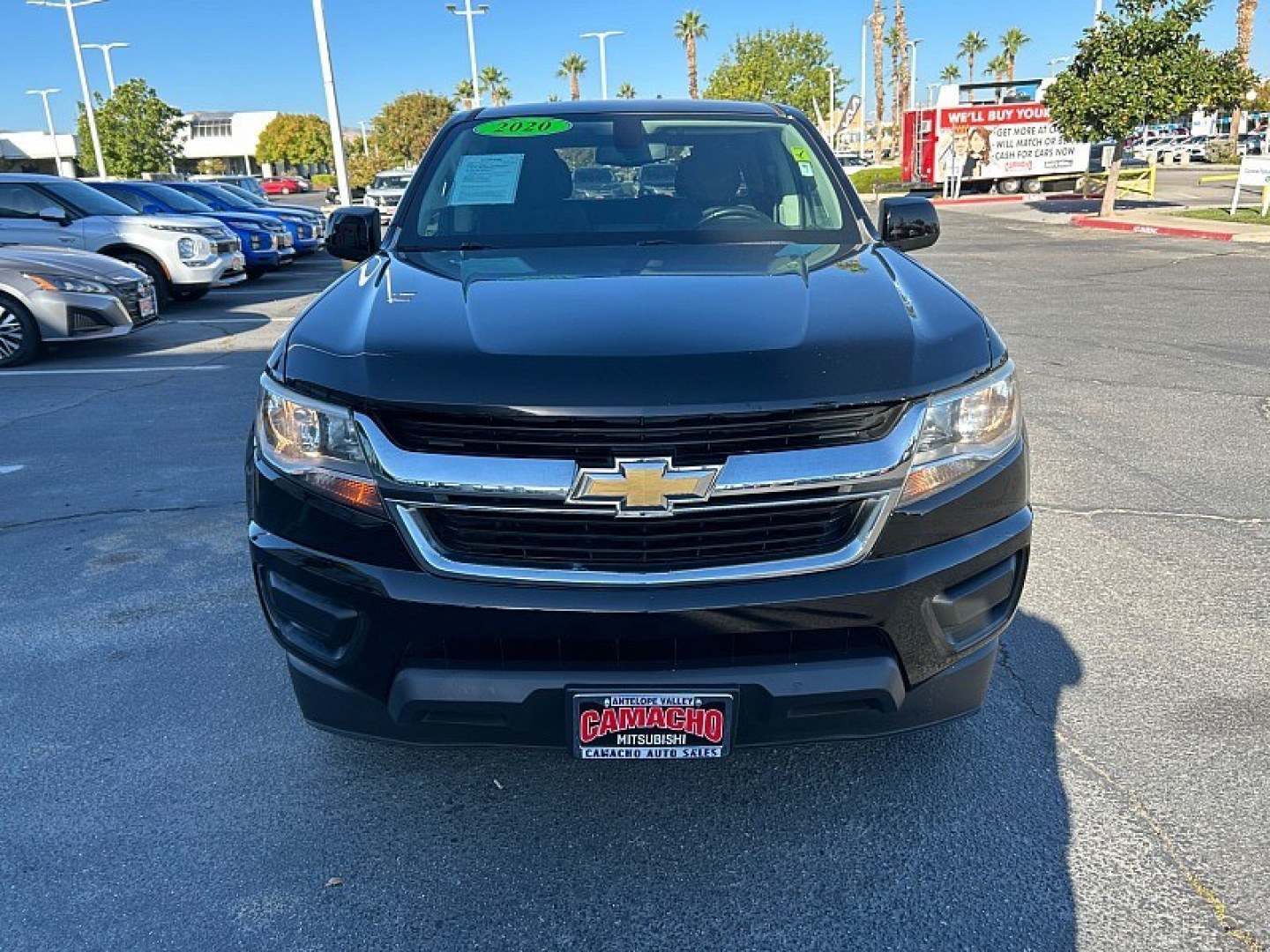 2020 BLACK /black Chevrolet Colorado 2WD (1GCGSCEN1L1) with an V6 VVT 3.6 Liter engine, Automatic transmission, located at 412 Auto Vista Drive, Palmdale, 93551, (661) 945-0620, 34.592636, -118.136681 - Get the versatility and power you need with this 2020 Chevrolet Colorado LT Crew Cab!Powered by a 3.6L V6 engine producing 308 horsepower and paired with an 8-speed automatic transmission, this Colorado delivers responsive performance for daily driving and weekend hauling. Enjoy a comfortable cabin- Photo#1