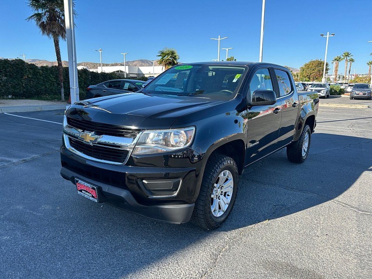 2020 BLACK /black Chevrolet Colorado 2WD (1GCGSCEN1L1) with an V6 VVT 3.6 Liter engine, Automatic transmission, located at 412 Auto Vista Drive, Palmdale, 93551, (661) 945-0620, 34.592636, -118.136681 - Get the versatility and power you need with this 2020 Chevrolet Colorado LT Crew Cab!Powered by a 3.6L V6 engine producing 308 horsepower and paired with an 8-speed automatic transmission, this Colorado delivers responsive performance for daily driving and weekend hauling. Enjoy a comfortable cabin- Photo#2