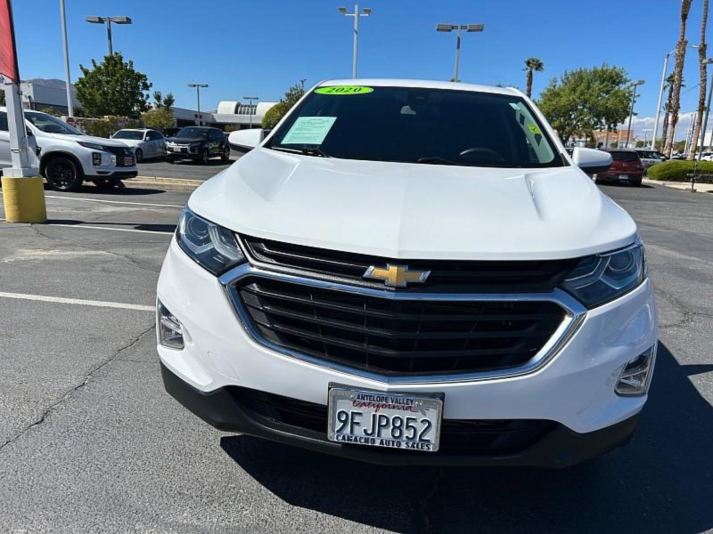 2020 WHITE Chevrolet Equinox (3GNAXUEV1LS) with an 4-Cyl 1.5 Liter engine, Automatic transmission, located at 412 Auto Vista Drive, Palmdale, 93551, (661) 945-0620, 34.592636, -118.136681 - Photo#1