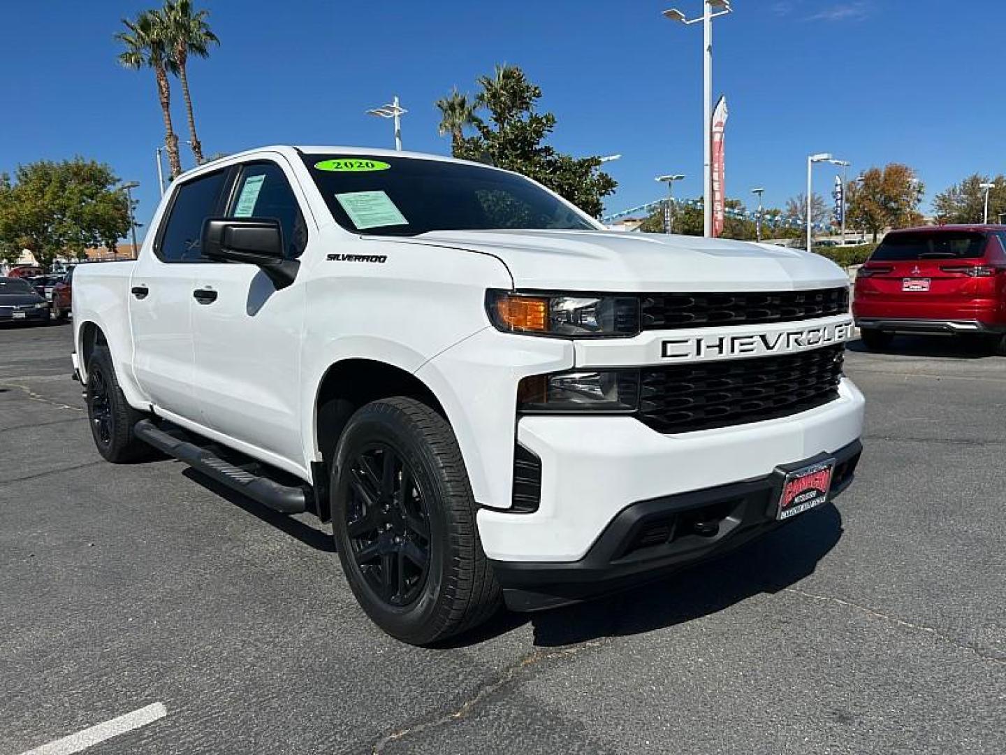 2020 WHITE Chevrolet Silverado 1500 2WD (1GCPWBEK3LZ) with an 4-Cyl 2.7 Liter engine, Automatic 6-Spd HD w/Overdrive transmission, located at 412 Auto Vista Drive, Palmdale, 93551, (661) 945-0620, 34.592636, -118.136681 - Photo#0