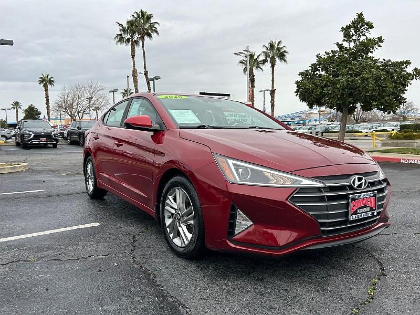 2020 RED Hyundai Elantra (KMHD84LF0LU) with an 4-Cyl 2.0 Liter engine, Automatic IVT transmission, located at 412 Auto Vista Drive, Palmdale, 93551, (661) 945-0620, 34.592636, -118.136681 - Photo#0
