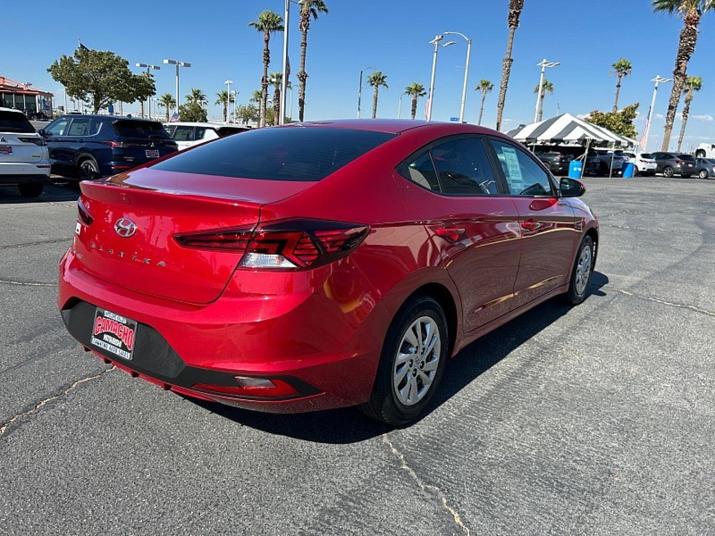 2020 RED Hyundai Elantra (KMHD74LFXLU) with an 4-Cyl 2.0 Liter engine, Automatic IVT transmission, located at 412 Auto Vista Drive, Palmdale, 93551, (661) 945-0620, 34.592636, -118.136681 - Photo#8