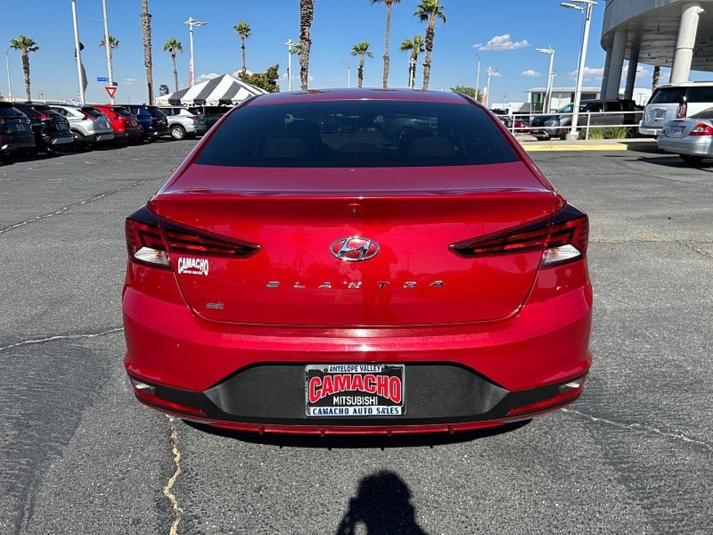 2020 RED Hyundai Elantra (KMHD74LFXLU) with an 4-Cyl 2.0 Liter engine, Automatic IVT transmission, located at 412 Auto Vista Drive, Palmdale, 93551, (661) 945-0620, 34.592636, -118.136681 - Photo#9
