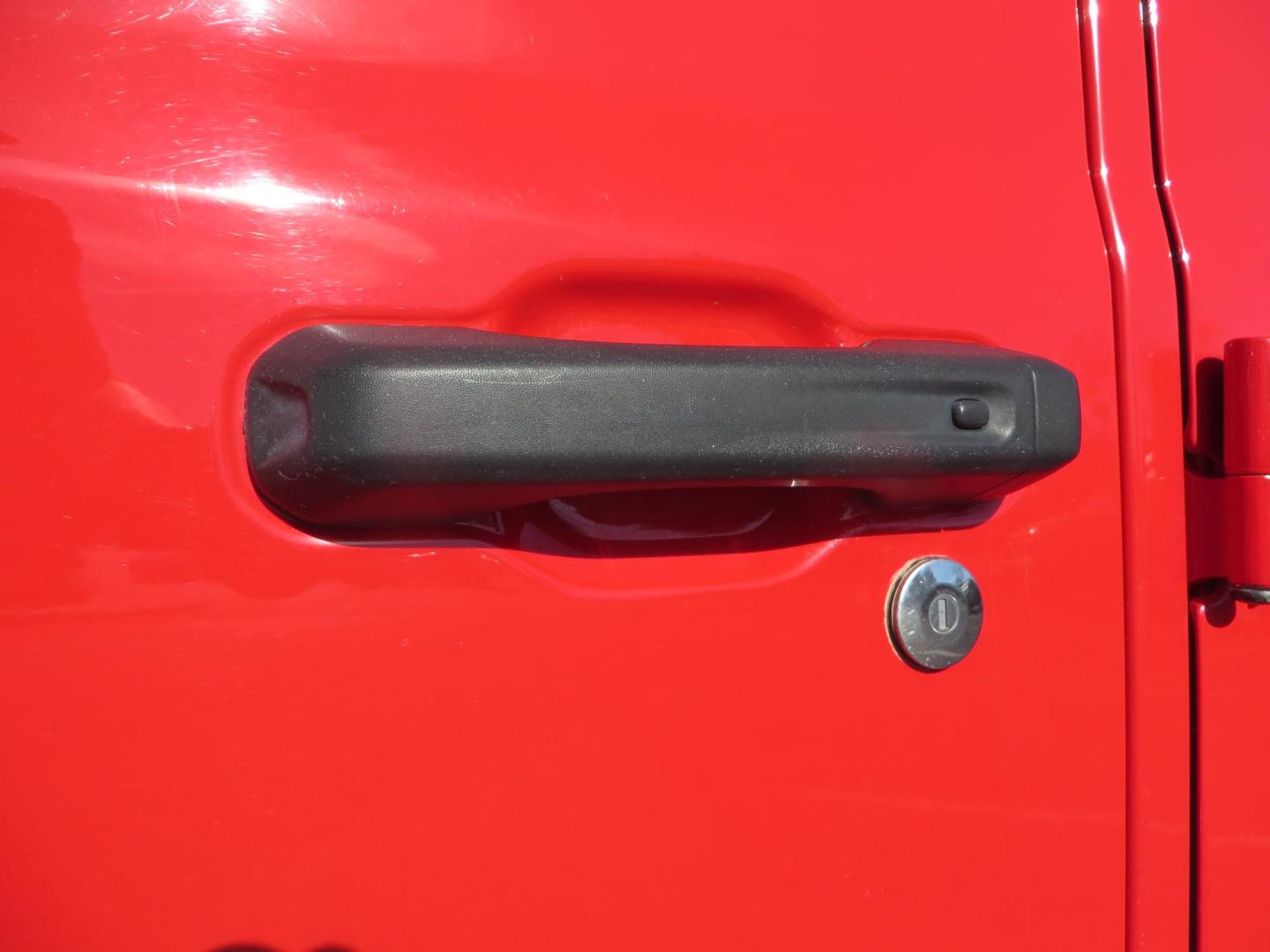 2020 Red /BLACK Jeep Wrangler Unlimited Rubicon (1C4HJXFN8LW) with an 2.0L L4 DOHC 16V TURBO engine, 6A transmission, located at 2630 Grass Valley Highway, Auburn, CA, 95603, (530) 508-5100, 38.937893, -121.095482 - Features - 17'' Fuel Recoil wheels, 35'' Nitto Ridge Grappler tires, Smittybilt XRC Flat fenders, Smittybilt inner fender liners, and new Alea Leather. - Photo#15