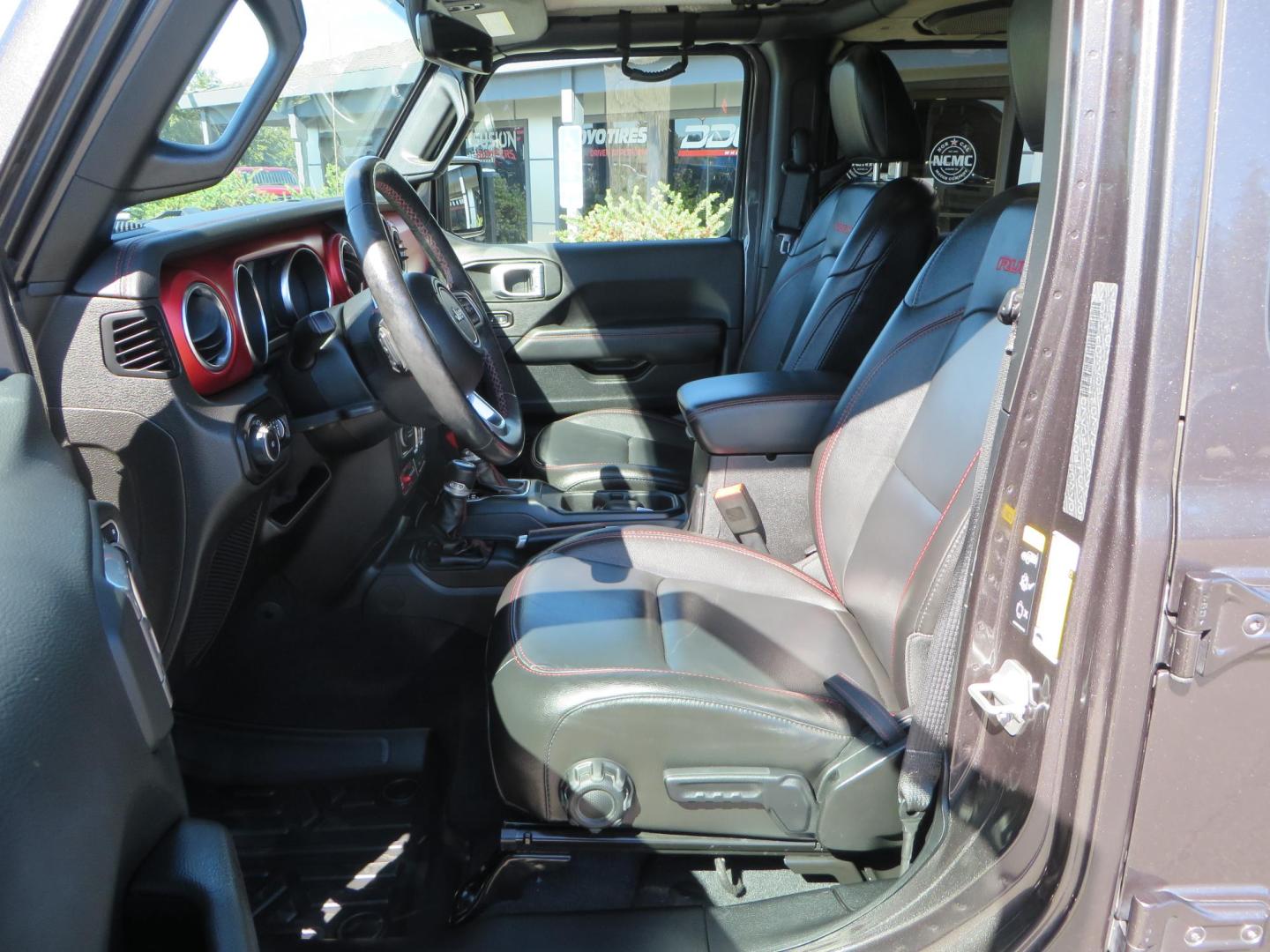 2020 Gray Jeep Wrangler Unlimited Rubicon (1C4HJXFN0LW) with an 2.0L L4 DOHC 16V TURBO engine, 6A transmission, located at 2630 Grass Valley Highway, Auburn, CA, 95603, (530) 508-5100, 38.937893, -121.095482 - Features a 3" Zone offroad suspension system, Fox Adventure series shocks, 37" Toyo RT tires, 17" Double Black Method NV wheels, Teraflex HD spare tire carrier, Nerf steps, and roof rack crossbars. - Photo#20