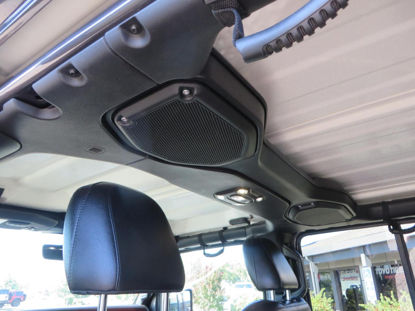 2020 Gray Jeep Wrangler Unlimited Rubicon (1C4HJXFN0LW) with an 2.0L L4 DOHC 16V TURBO engine, 6A transmission, located at 2630 Grass Valley Highway, Auburn, CA, 95603, (530) 508-5100, 38.937893, -121.095482 - Features a 3" Zone offroad suspension system, Fox Adventure series shocks, 37" Toyo RT tires, 17" Double Black Method NV wheels, Teraflex HD spare tire carrier, Nerf steps, and roof rack crossbars. - Photo#49