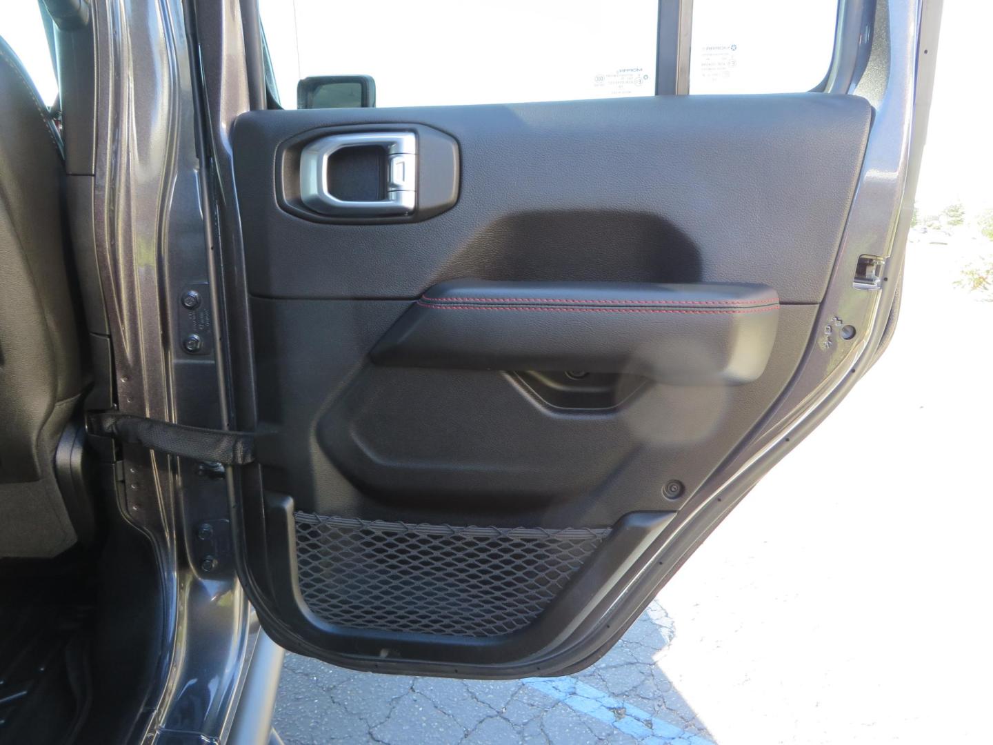 2020 Gray Jeep Wrangler Unlimited Rubicon (1C4HJXFN0LW) with an 2.0L L4 DOHC 16V TURBO engine, 6A transmission, located at 2630 Grass Valley Highway, Auburn, CA, 95603, (530) 508-5100, 38.937893, -121.095482 - Features a 3" Zone offroad suspension system, Fox Adventure series shocks, 37" Toyo RT tires, 17" Double Black Method NV wheels, Teraflex HD spare tire carrier, Nerf steps, and roof rack crossbars. - Photo#58