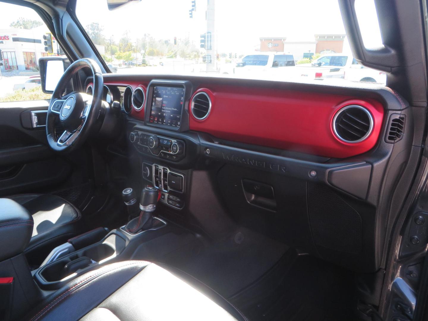 2020 Gray Jeep Wrangler Unlimited Rubicon (1C4HJXFN0LW) with an 2.0L L4 DOHC 16V TURBO engine, 6A transmission, located at 2630 Grass Valley Highway, Auburn, CA, 95603, (530) 508-5100, 38.937893, -121.095482 - Features a 3" Zone offroad suspension system, Fox Adventure series shocks, 37" Toyo RT tires, 17" Double Black Method NV wheels, Teraflex HD spare tire carrier, Nerf steps, and roof rack crossbars. - Photo#56