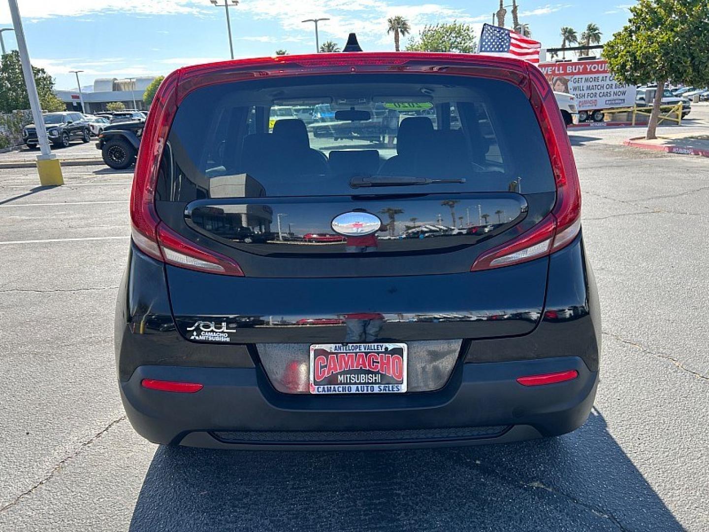 2020 Black Kia Soul (KNDJ23AU6L7) with an 4-Cyl 2.0 Liter engine, Automatic i-VT transmission, located at 412 Auto Vista Drive, Palmdale, 93551, (661) 945-0620, 34.592636, -118.136681- Photo#7