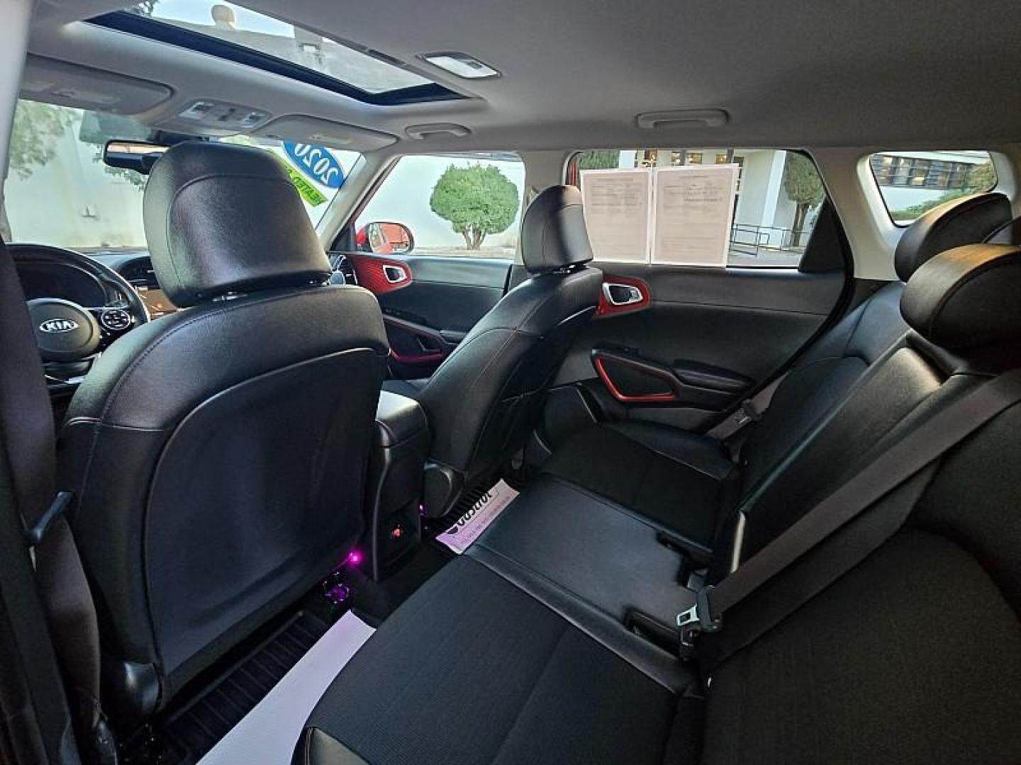 2020 RED Kia Soul (KNDJ53AF2L7) with an 4-Cyl Turbo 1.6 Liter engine, Automatic 7-Spd w/Dual-Clutch transmission, located at 246 E Walker St., Orland, 95963, (530) 865-5800, 39.747589, -122.178398 - Photo#14